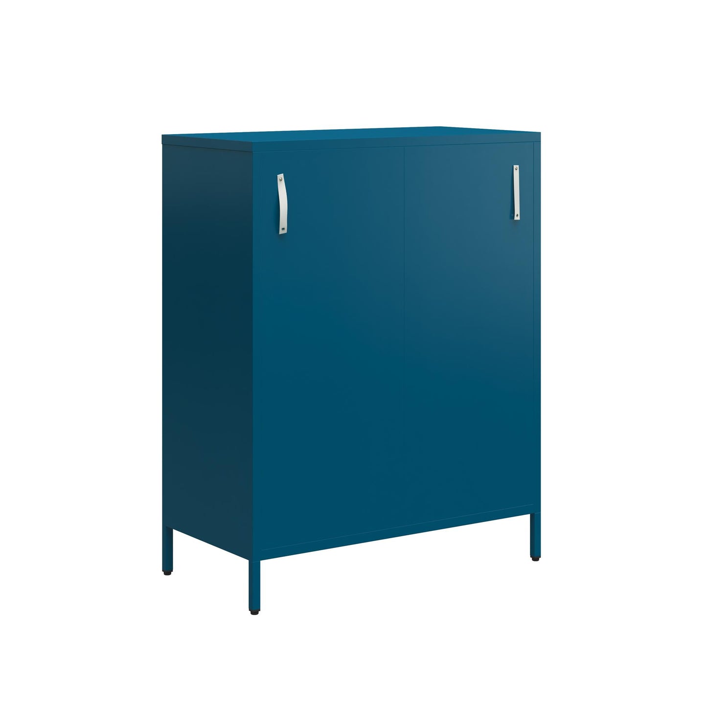 Annie Retro Short 2 Door Cabinet - Moroccan Blue