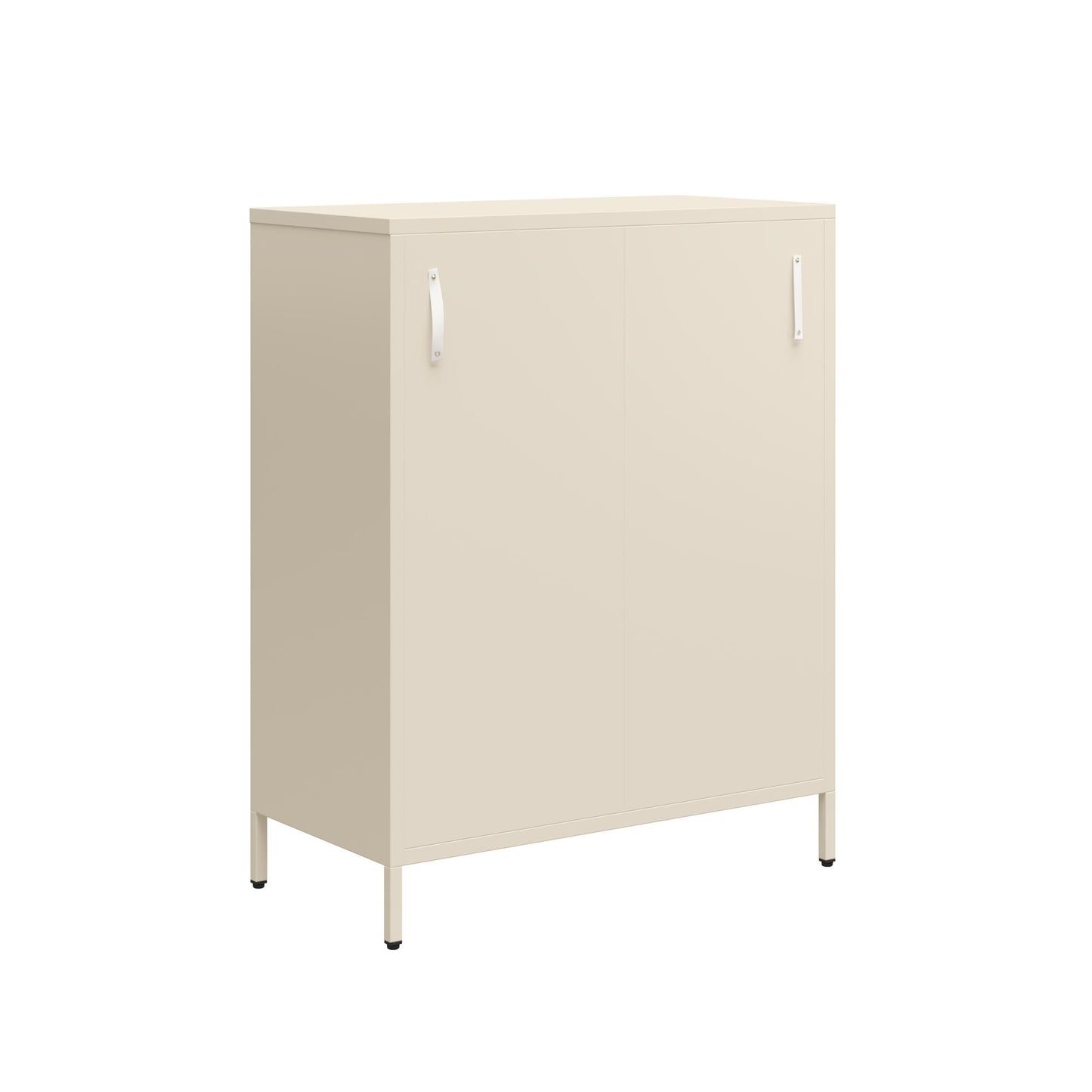 Annie Retro Short 2 Door Cabinet - Parchment
