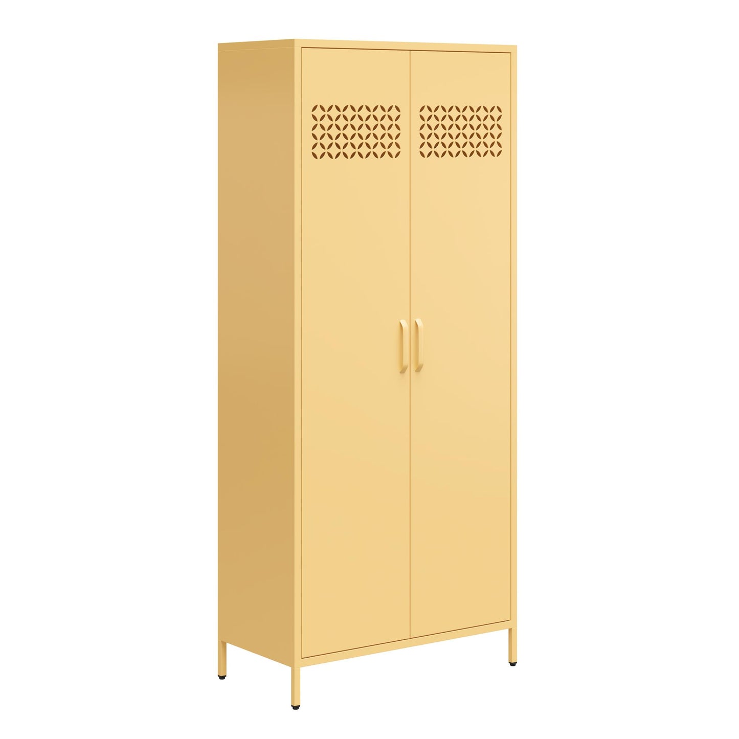 Annie Retro Tall 2 Door Cabinet - N/A