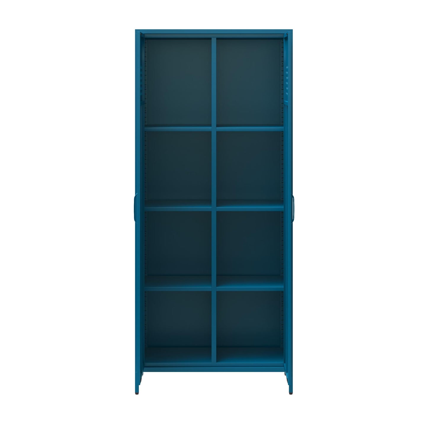 Annie Retro Tall 2 Door Cabinet - Moroccan Blue