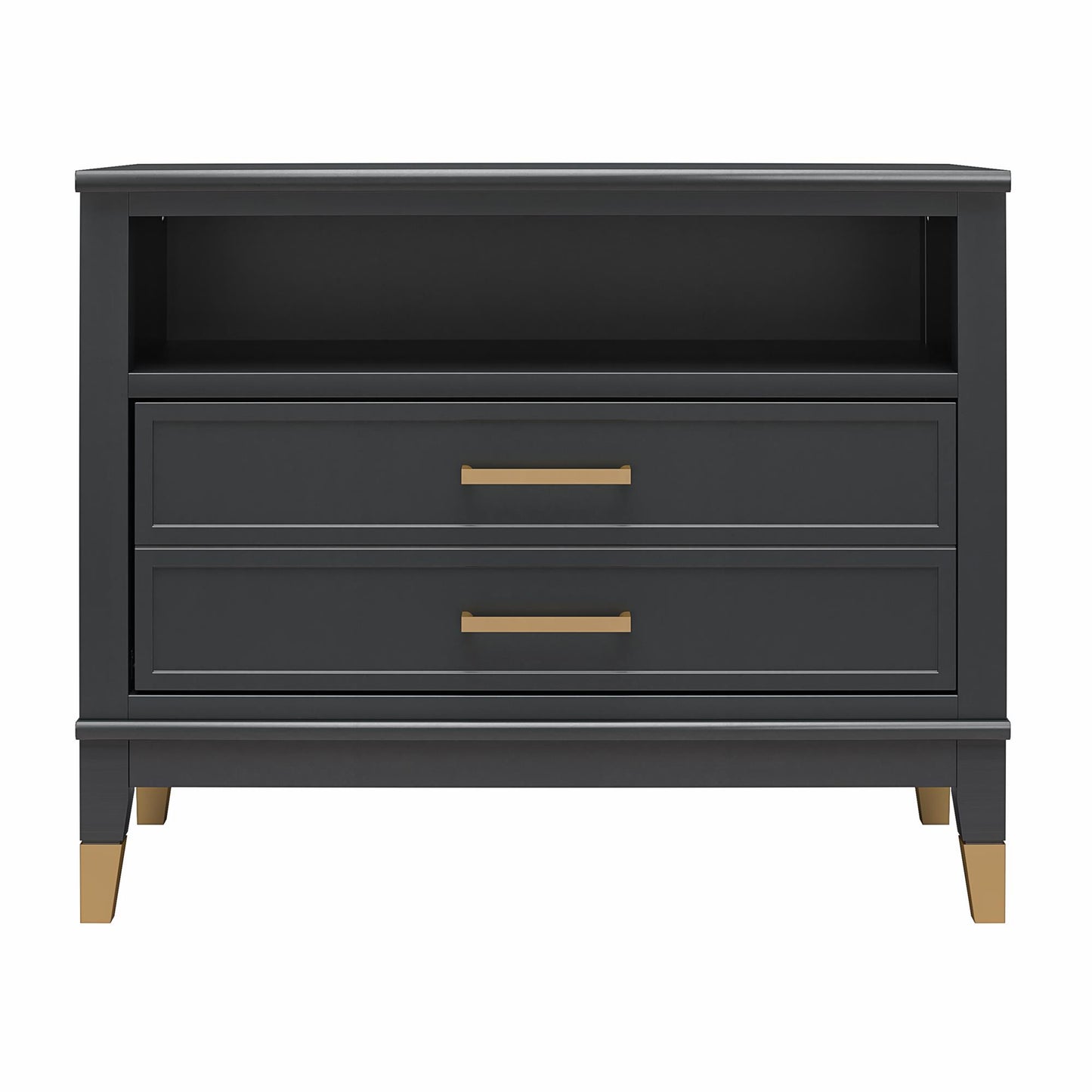 Westerleigh Wide Nightstand - Black