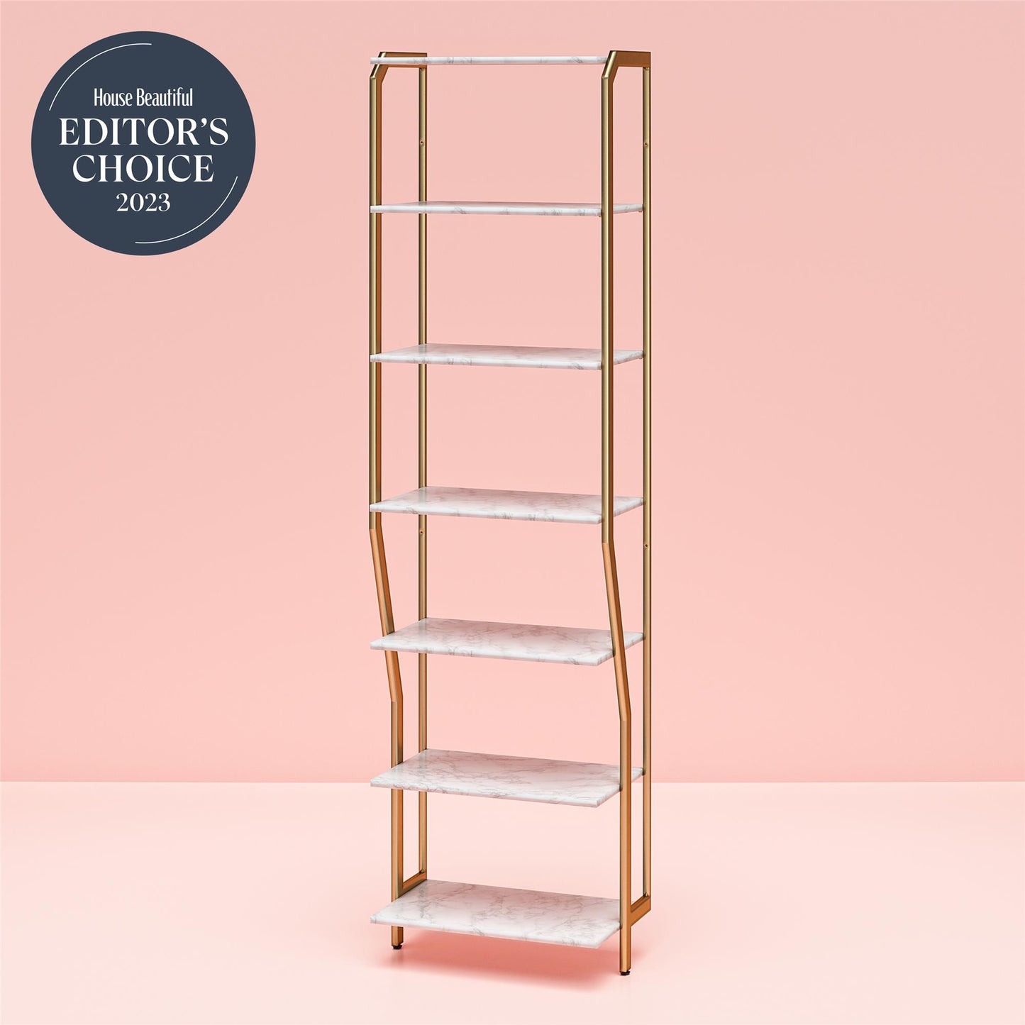 Gwyneth Closet - Shelves - White marble