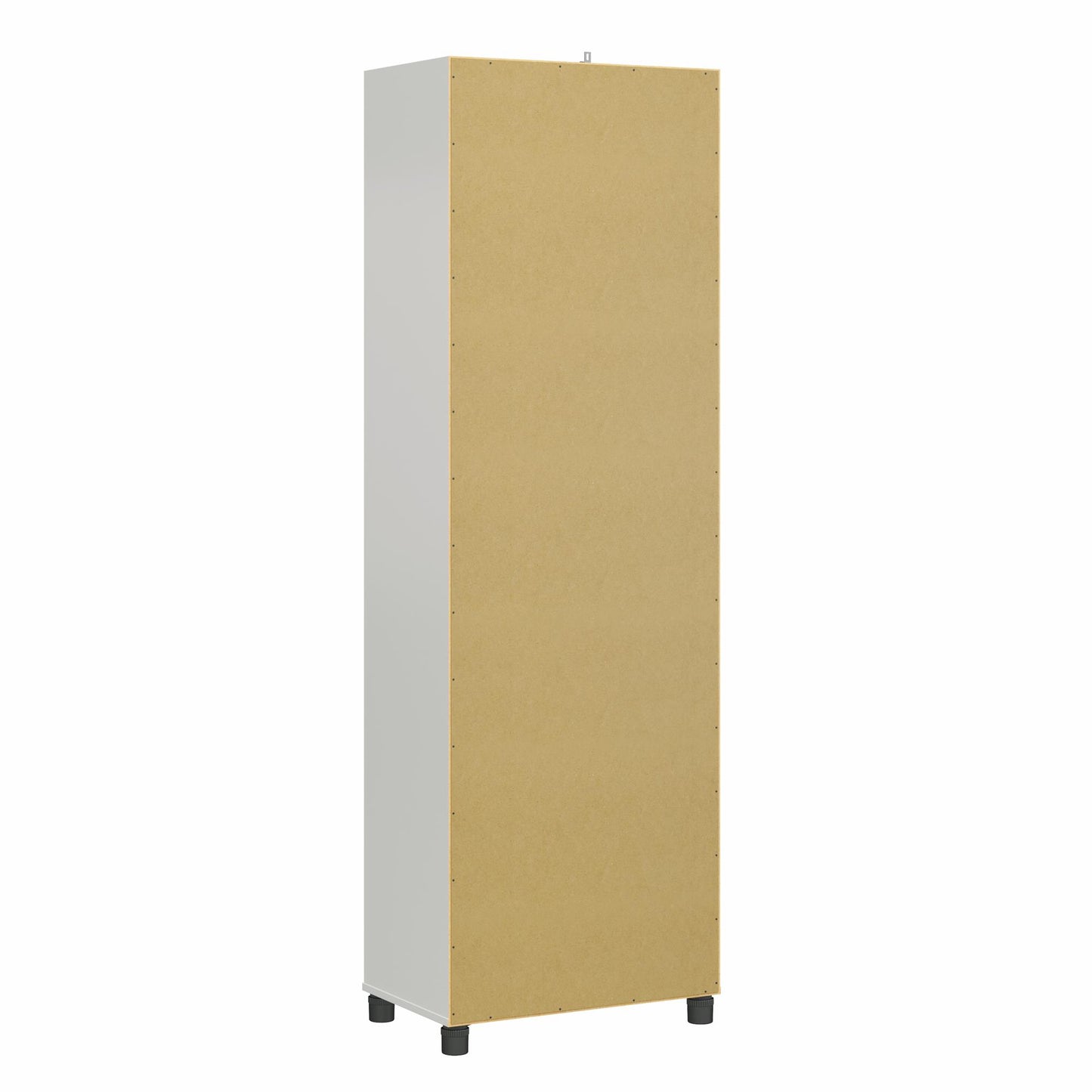 Kendall Fluted 24 In Wide 2 Door Storage Cabinet - White