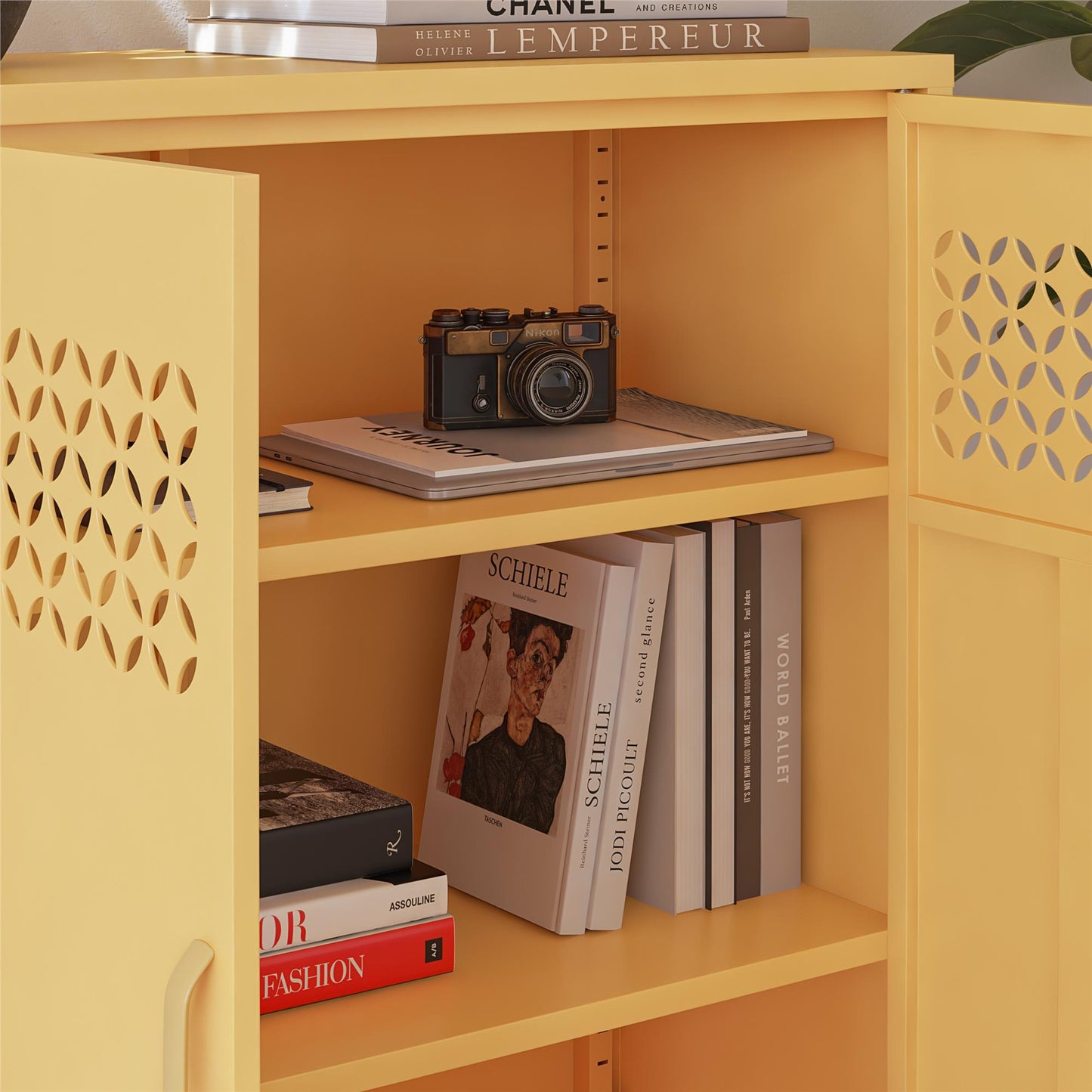 Annie Retro Short 2 Door Cabinet - N/A