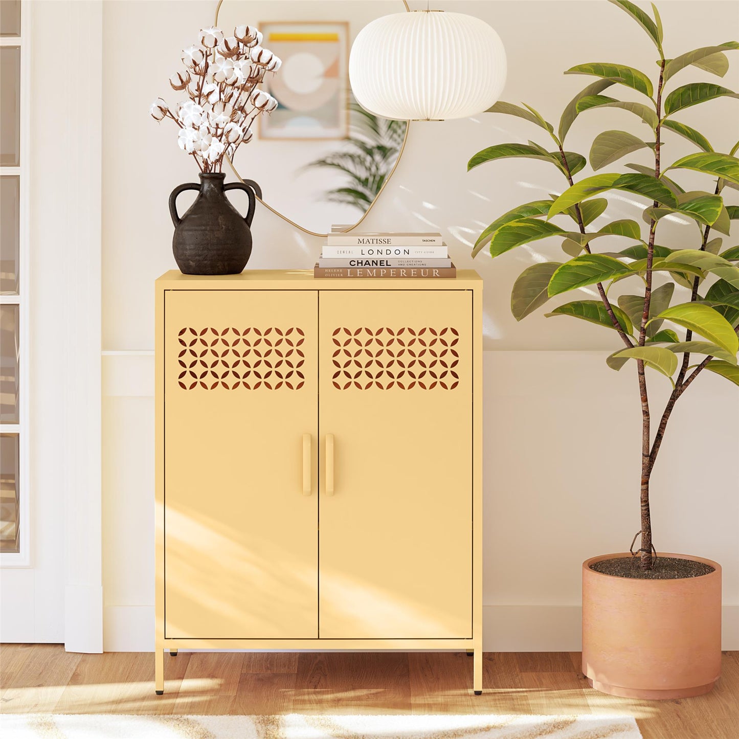 Annie Retro Short 2 Door Cabinet - N/A