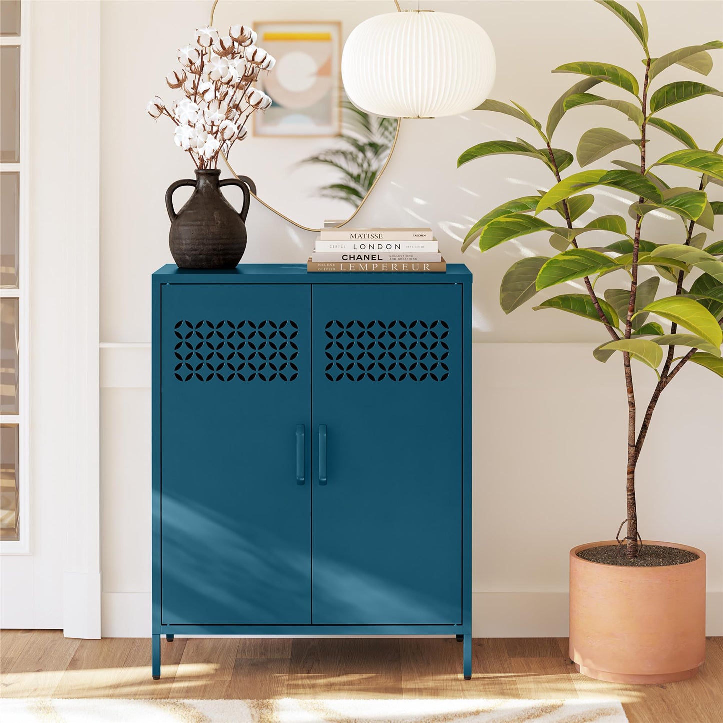 Annie Retro Short 2 Door Cabinet - N/A