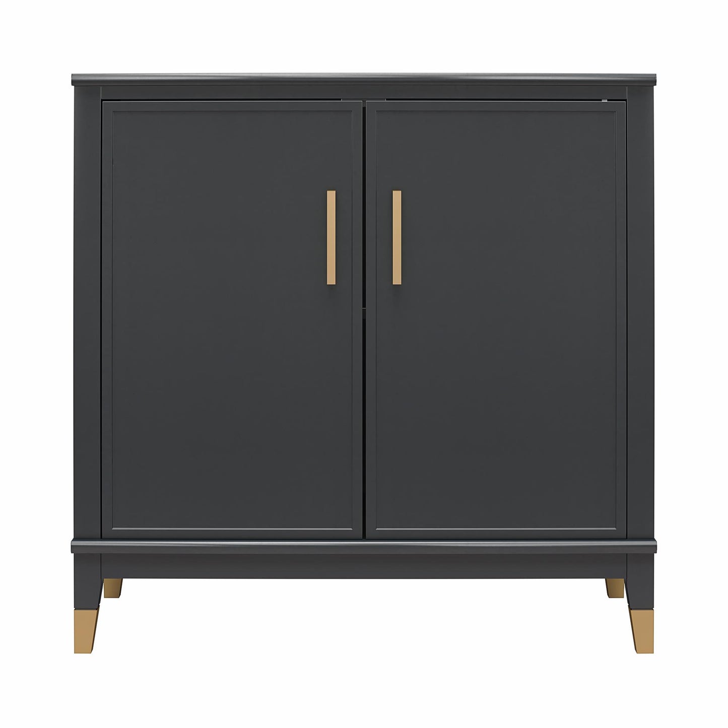 Westerleigh 2 Door Accent Cabinet - Black