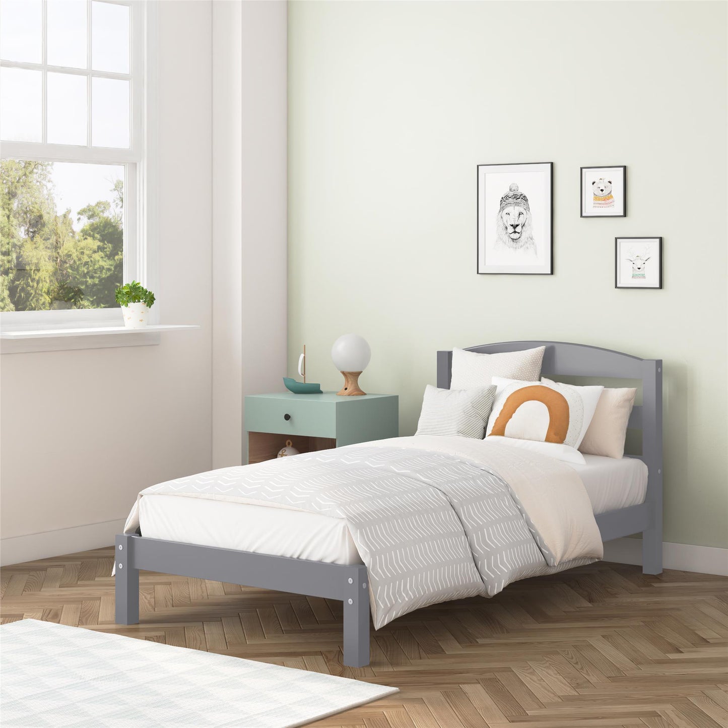 Better Homes & Gardens Leighton Bed Frame - Gray