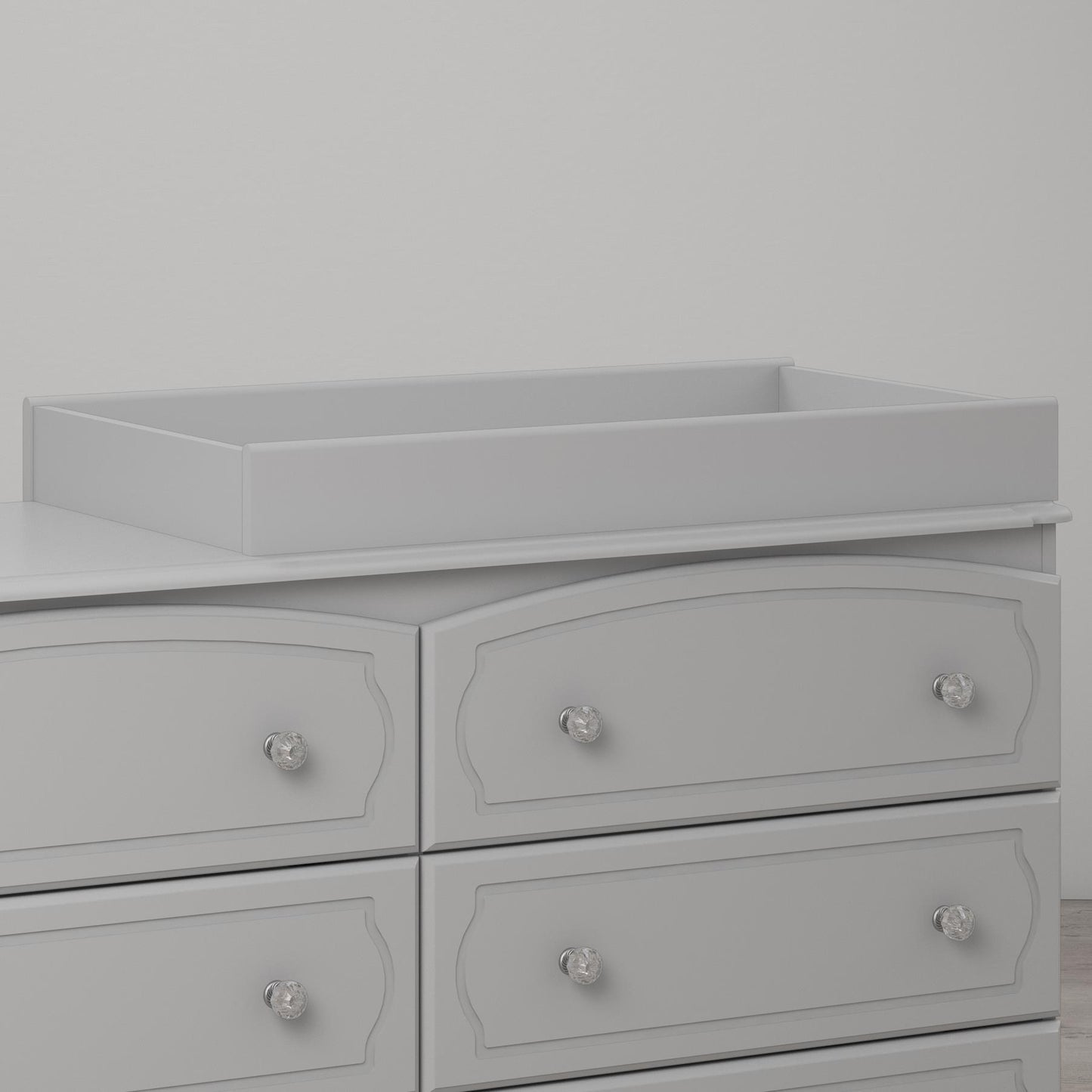 Rowan Valley Changing Table Topper for Dressers - Dove Gray