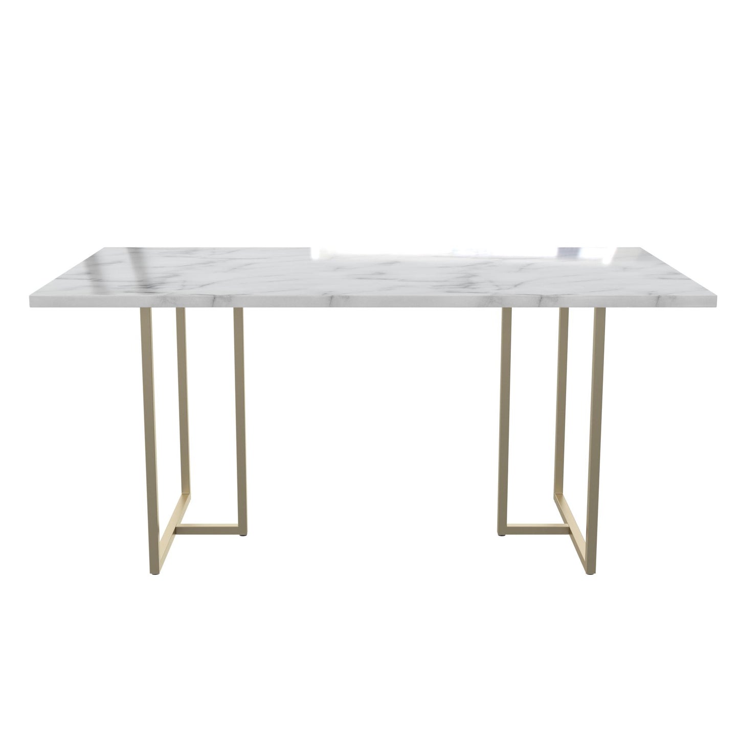 Astor Dining Table - White marble