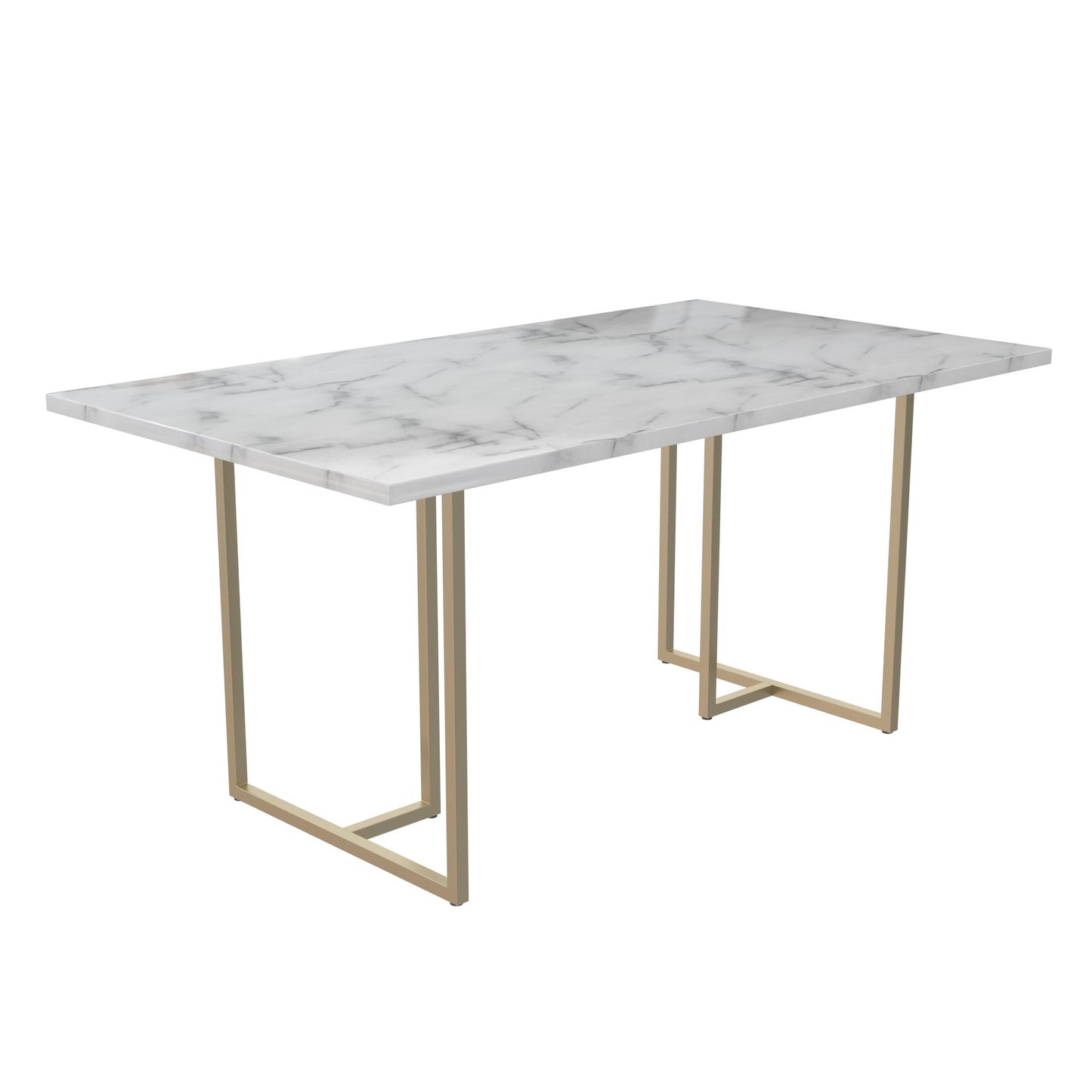 Astor Dining Table - White marble