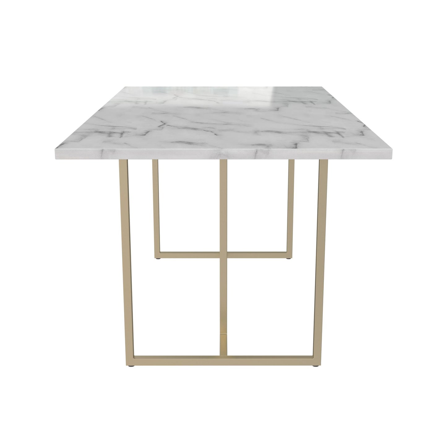 Astor Dining Table - White marble