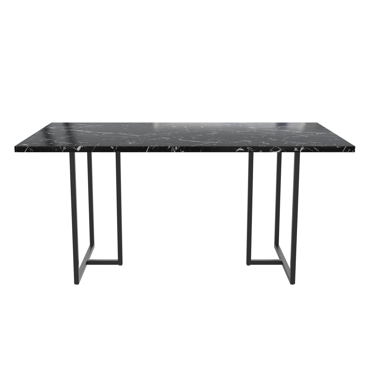Astor Dining Table - Black Marble