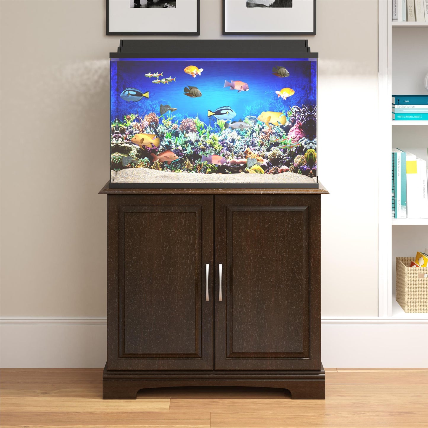 Harbor 29 to 37 Gallon Aquarium or Terrarium Stand - Espresso