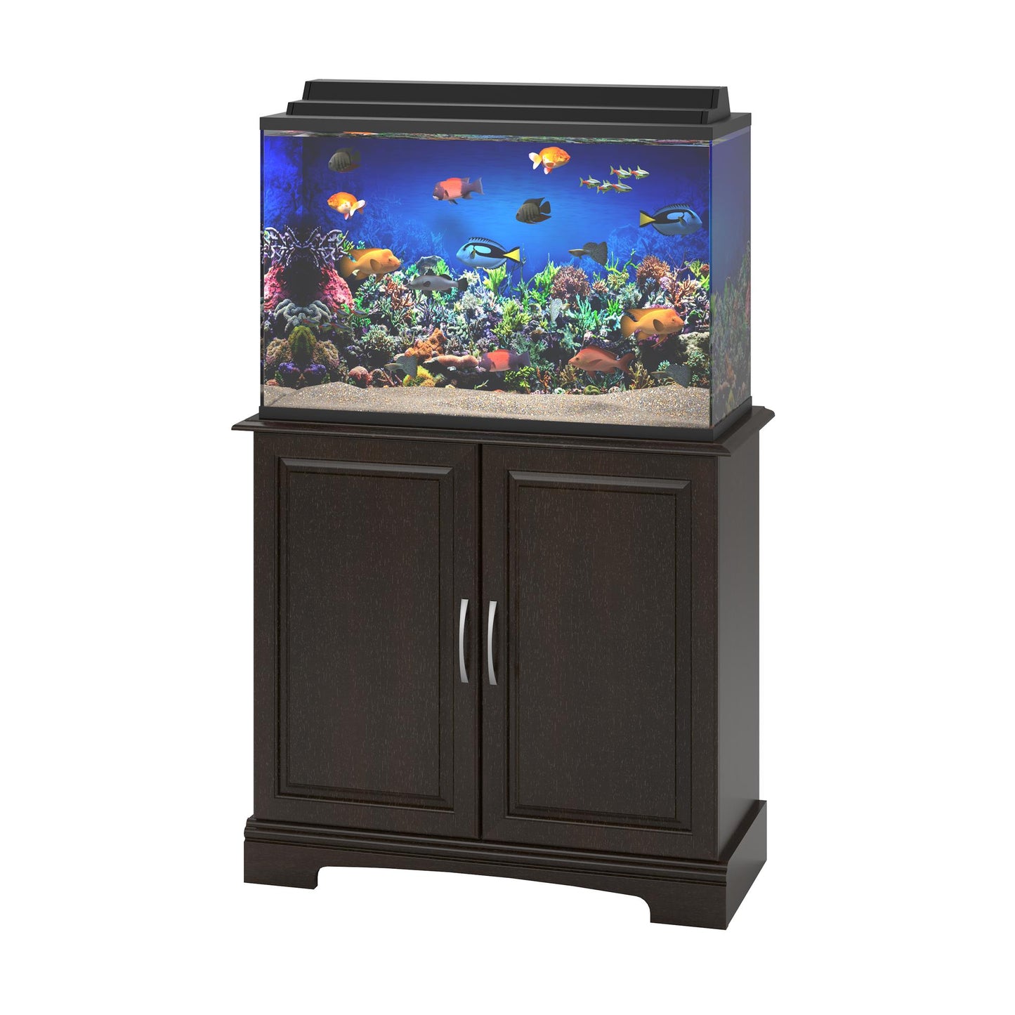 Harbor 29 to 37 Gallon Aquarium or Terrarium Stand - Espresso