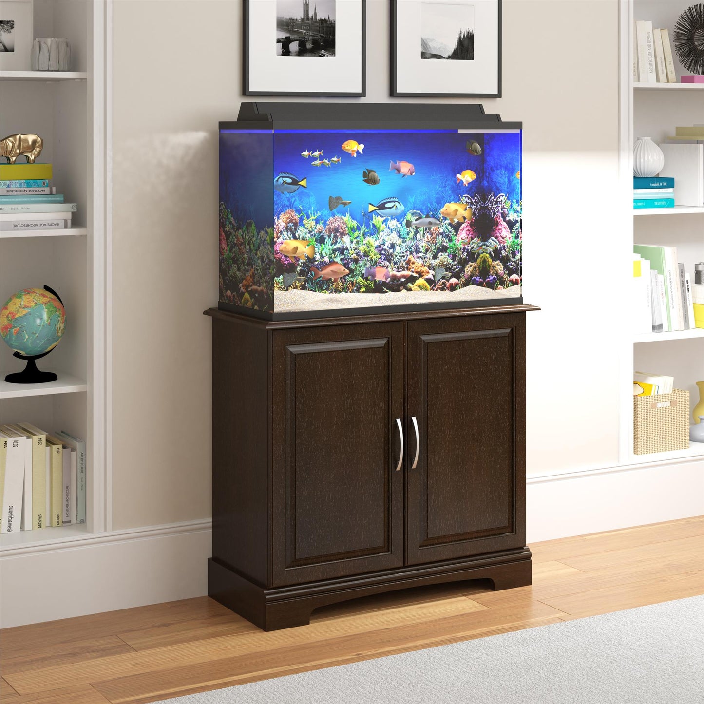 Harbor 29 to 37 Gallon Aquarium or Terrarium Stand - Espresso