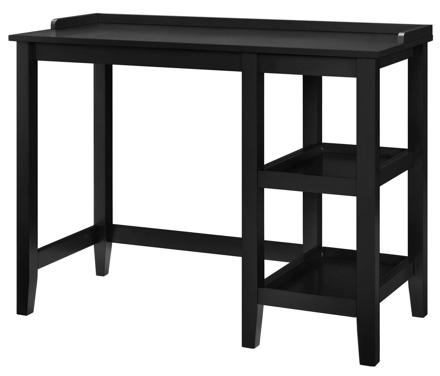 Eleanor Single Pedestal Desk - Black