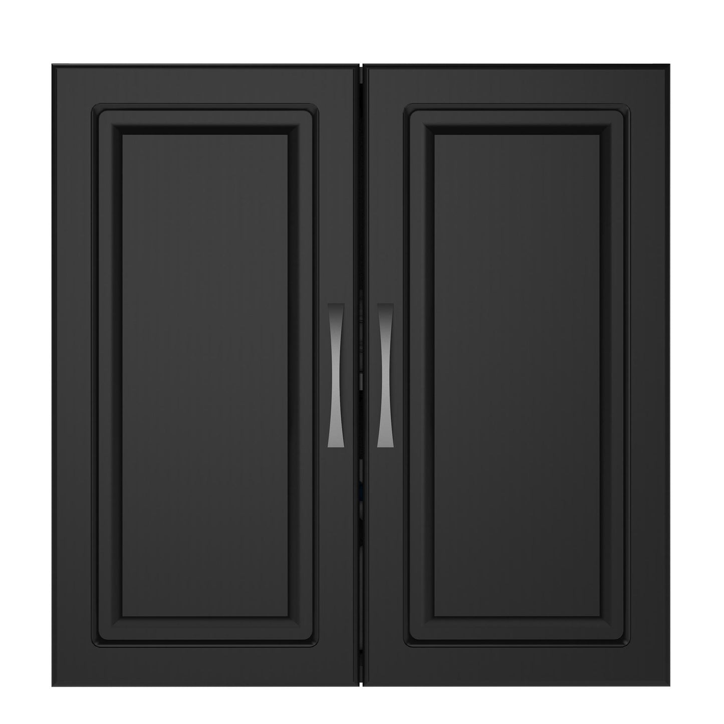 Kendall 24 Inch Multipurpose 2 Door Wall Cabinet - Black