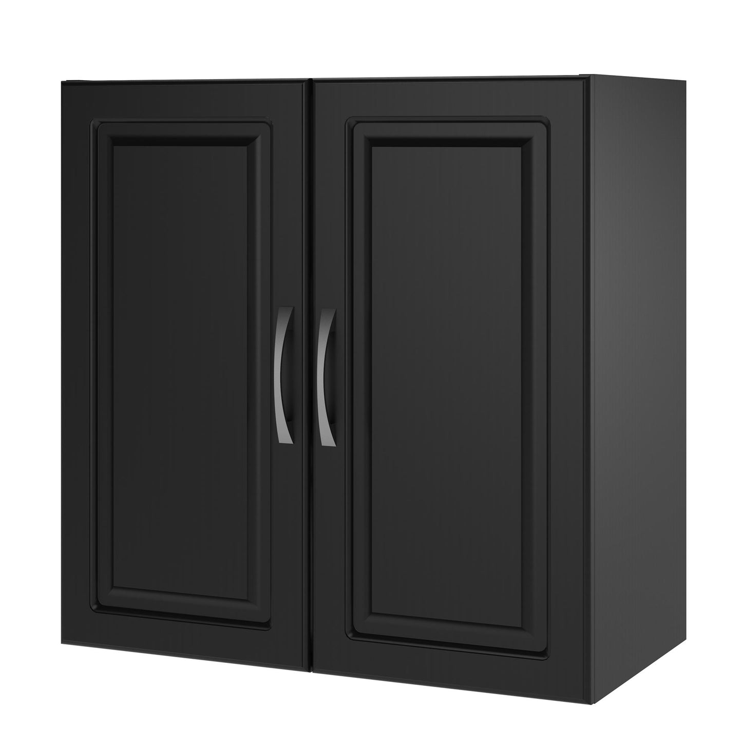 Kendall 24 Inch Multipurpose 2 Door Wall Cabinet - Black