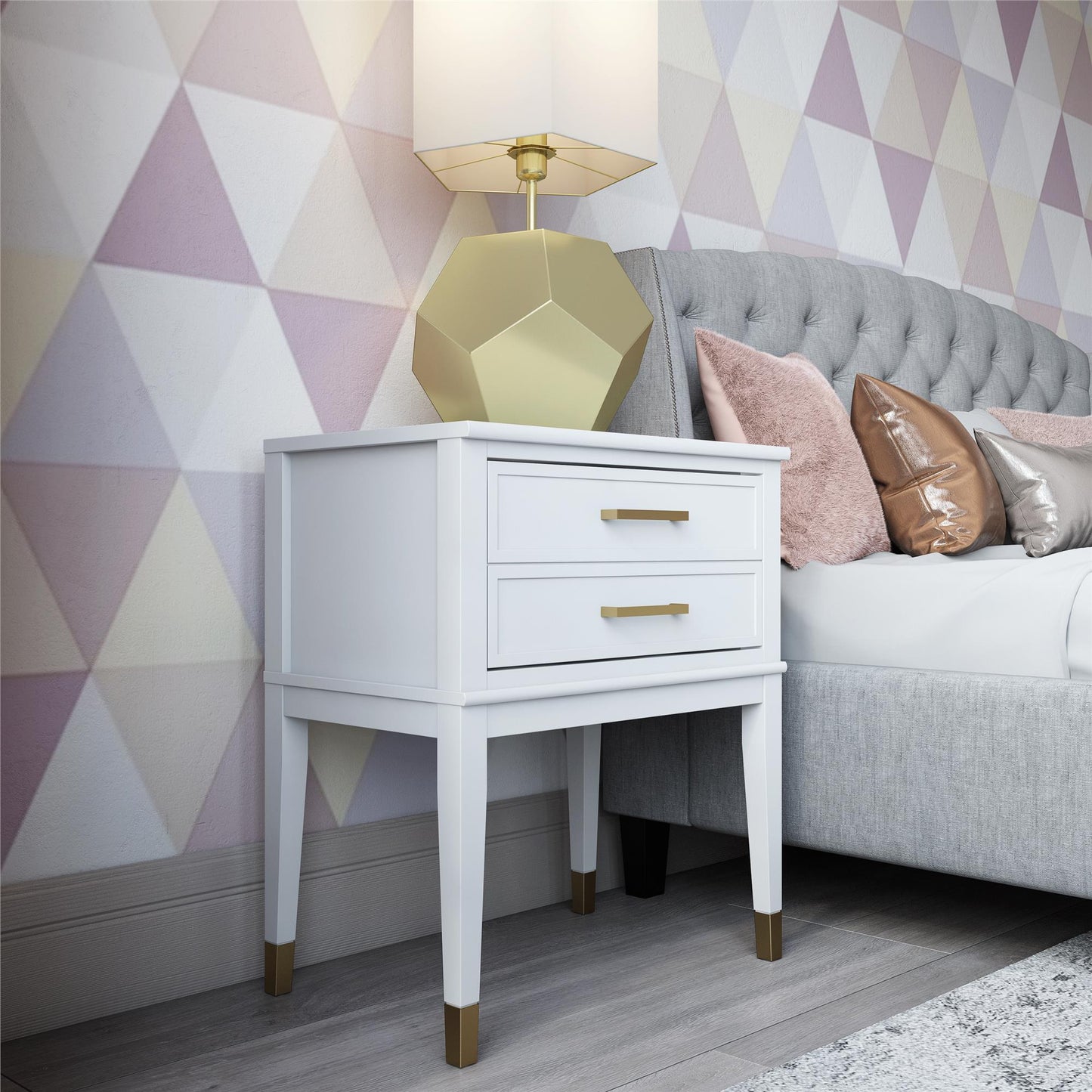Westerleigh End Table - White