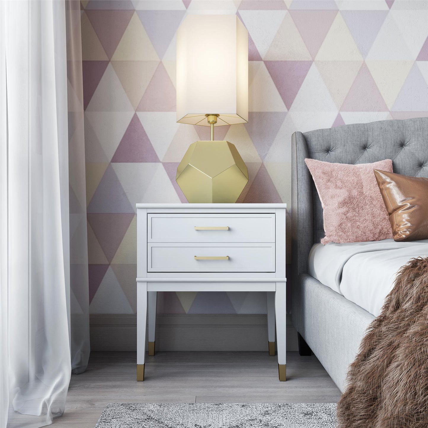 Westerleigh End Table - White