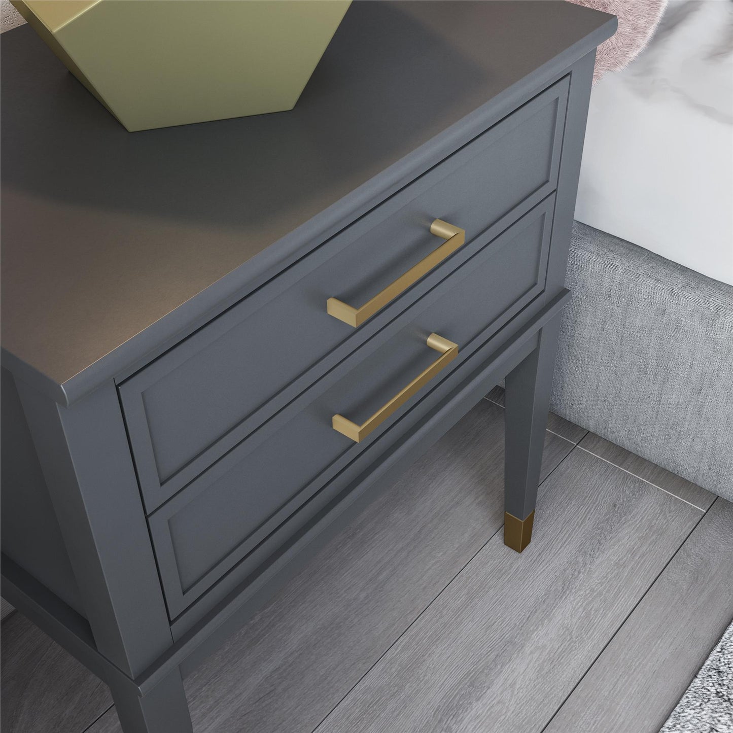 Westerleigh End Table - Graphite Grey