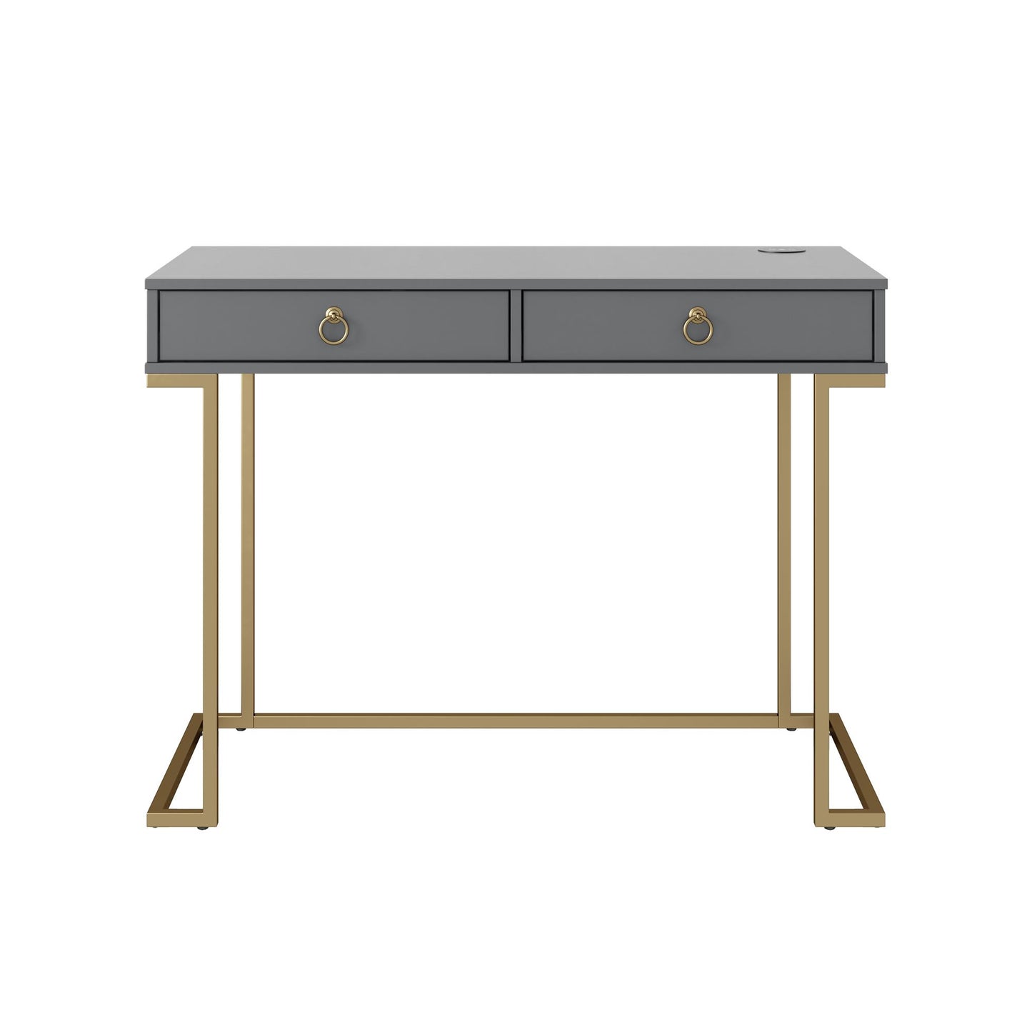 Camila Writing Desk, Graphite Gray - Graphite Grey