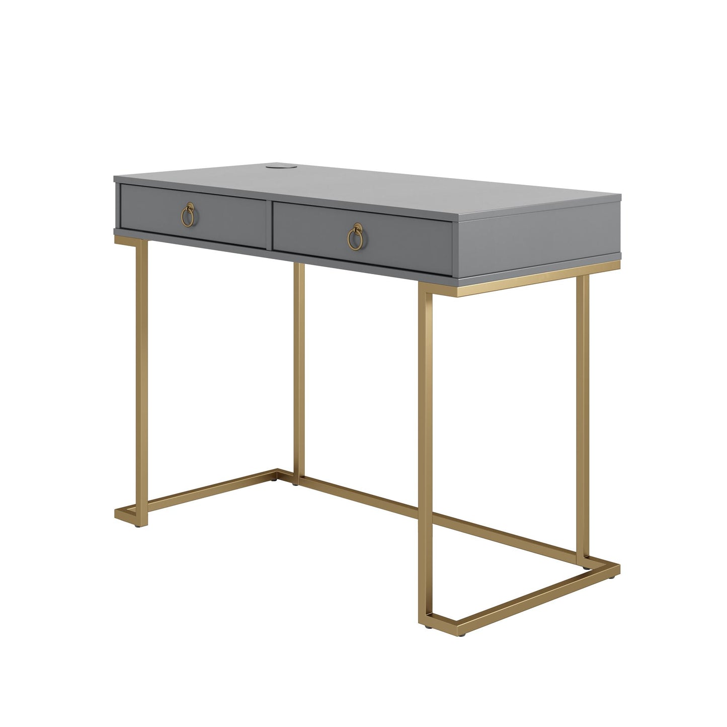 Camila Writing Desk, Graphite Gray - Graphite Grey