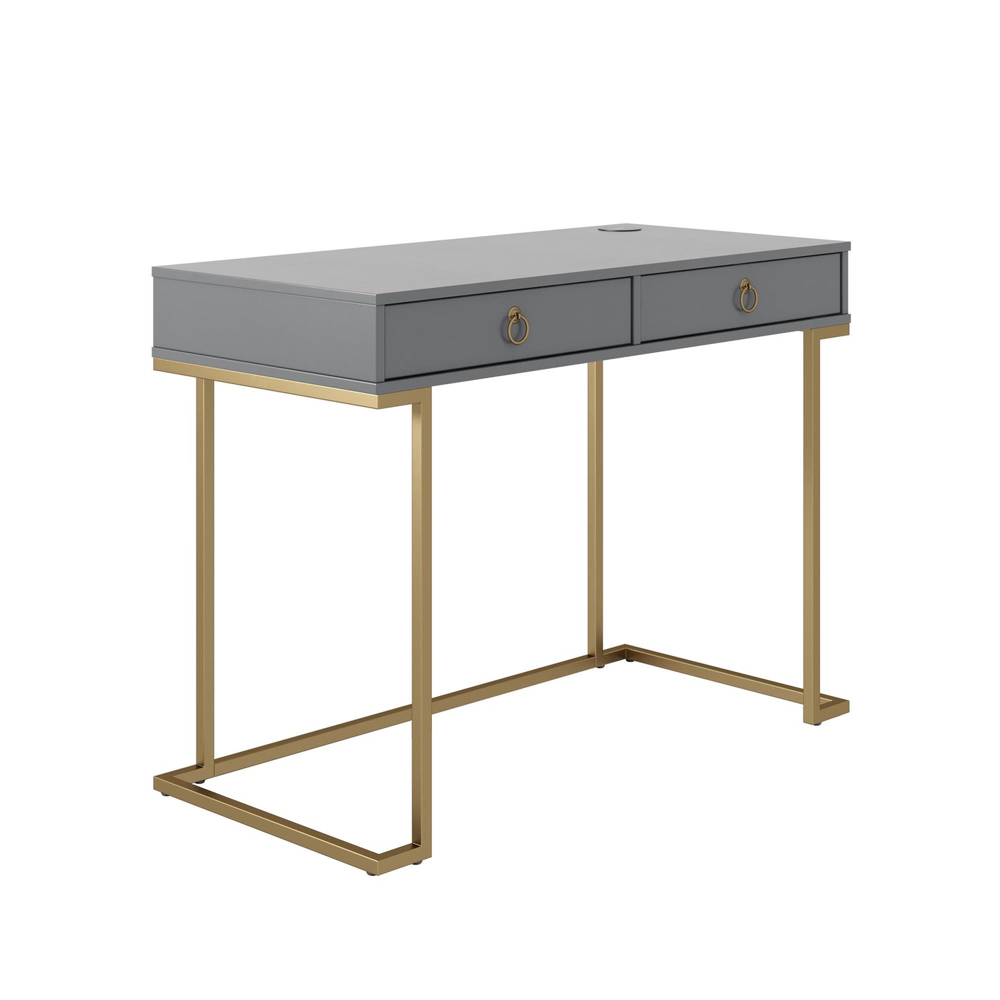 Camila Writing Desk, Graphite Gray - Graphite Grey