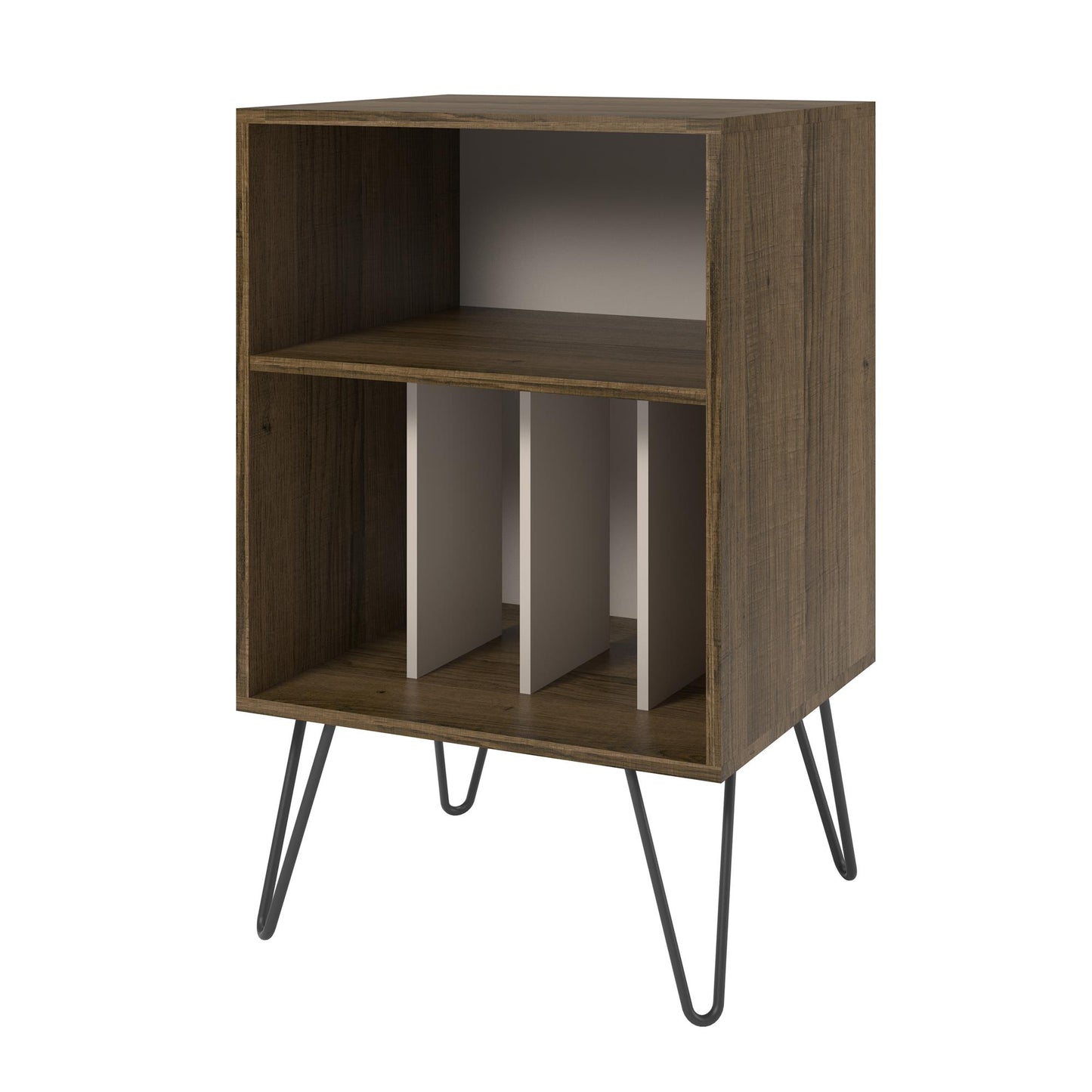 Concord Turntable Stand, Brown Oak - Brown Oak