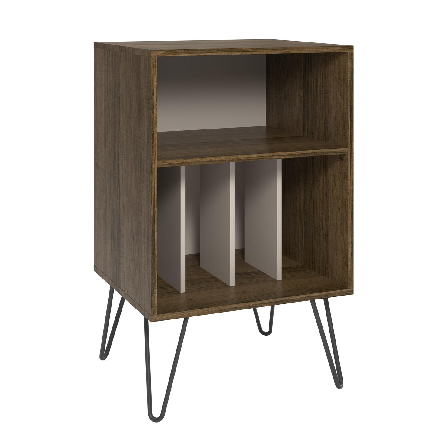 Concord Turntable Stand, Brown Oak - Brown Oak