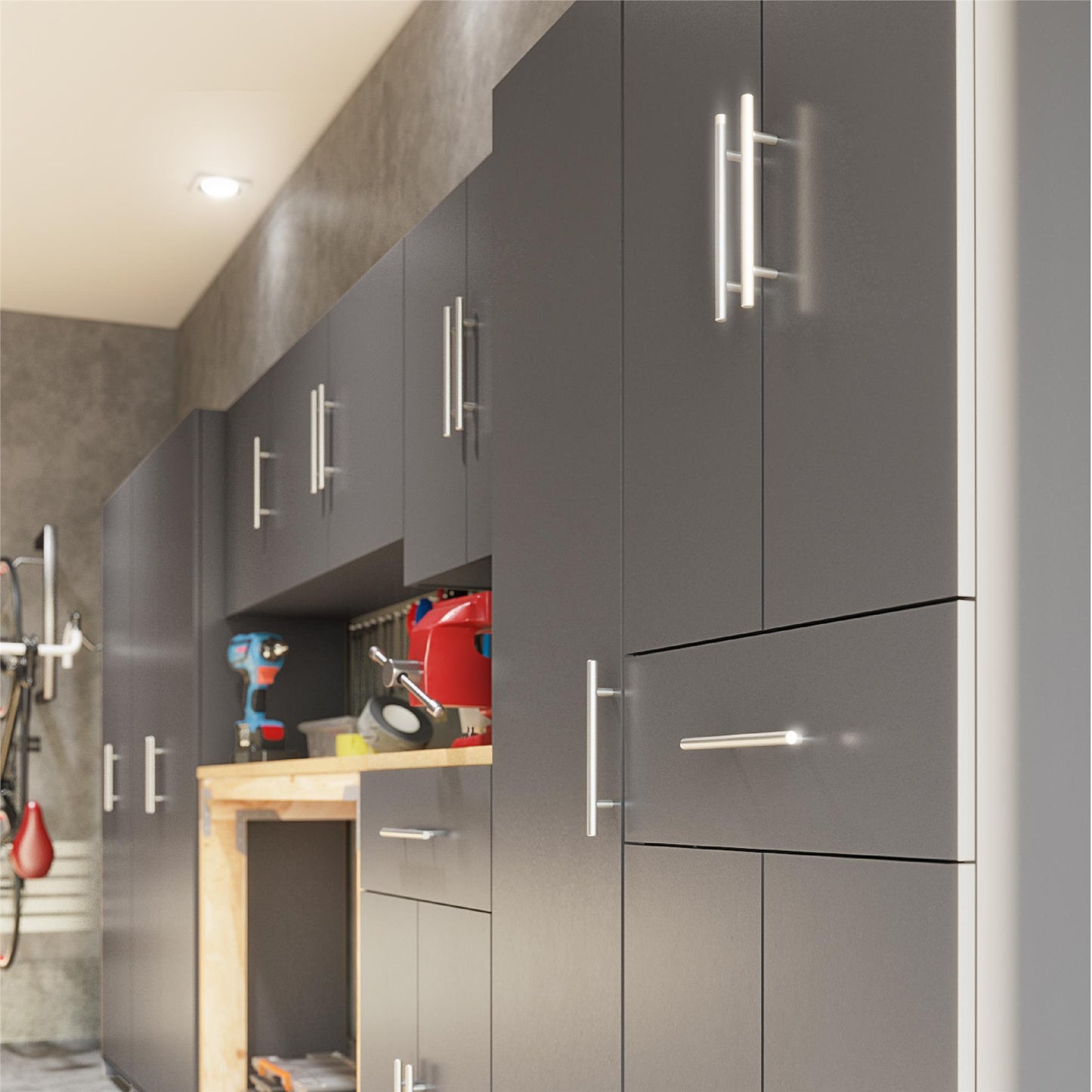 Camberly 24" Utility Storage Cabinet - Graphite Grey