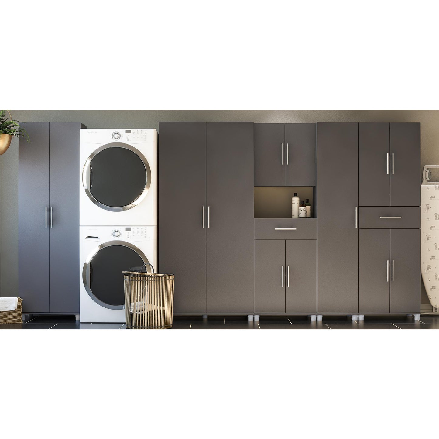 Camberly 24" Utility Storage Cabinet - Graphite Grey