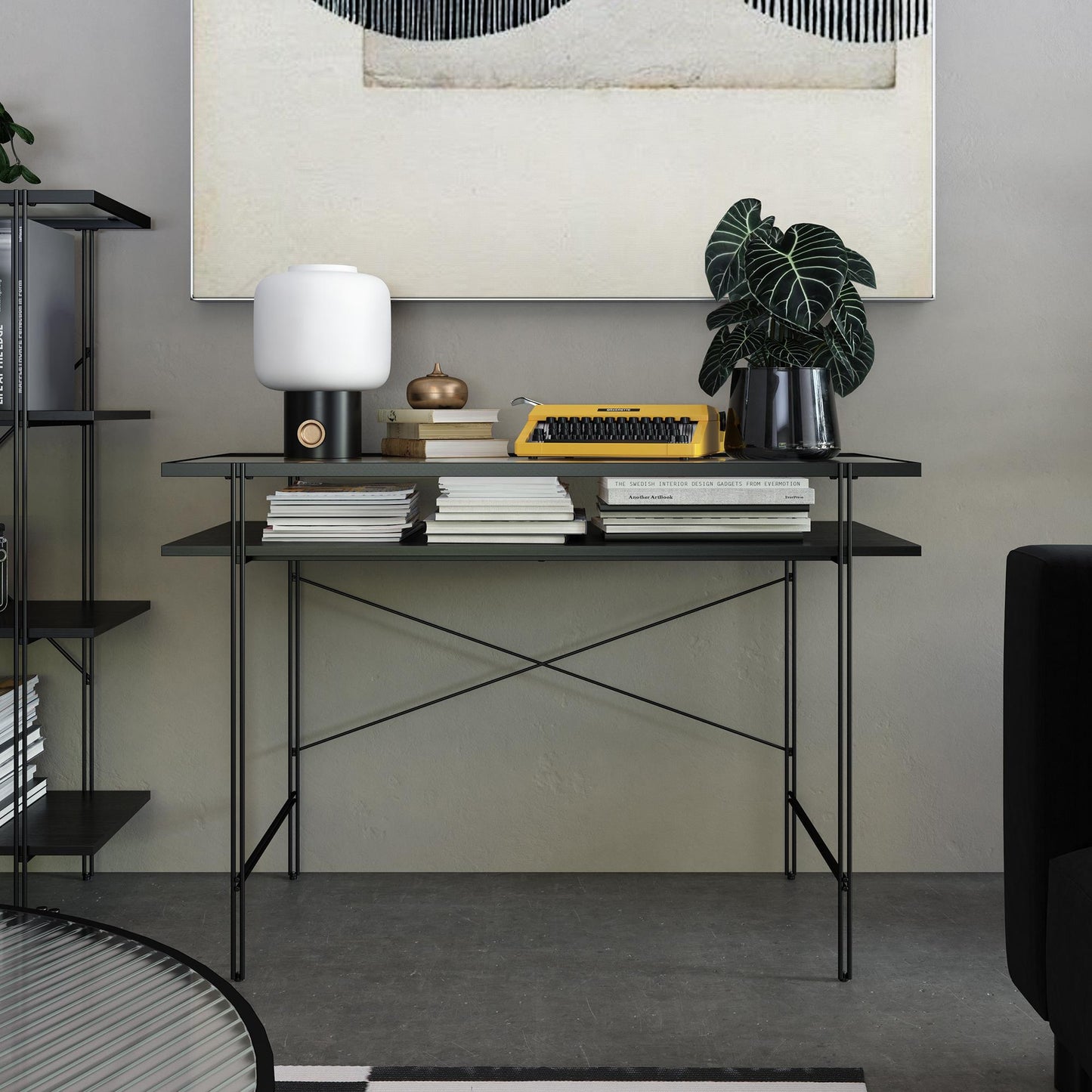 Ameriwood Home Lakeland Computer Desk, Black Oak - Black Oak