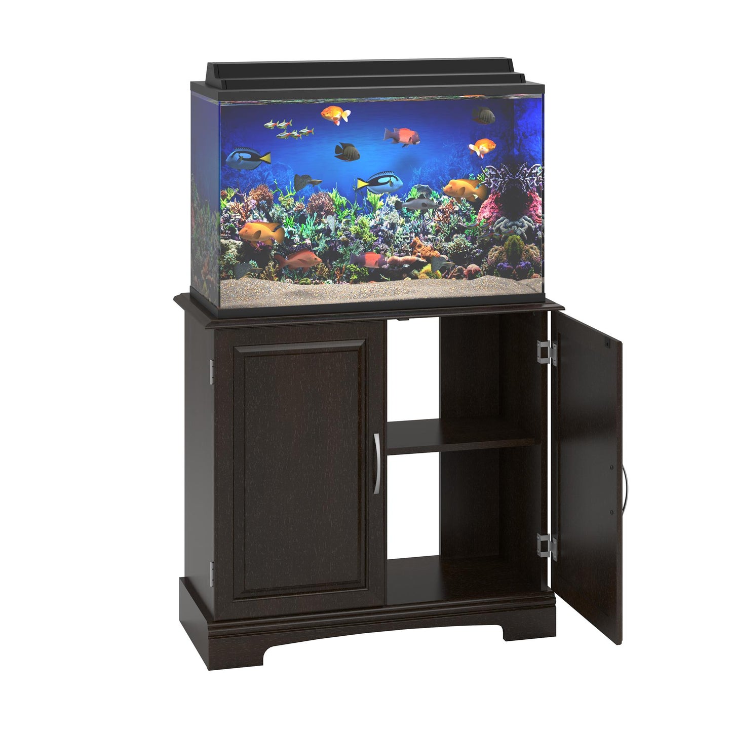 Harbor 29 to 37 Gallon Aquarium or Terrarium Stand - Espresso