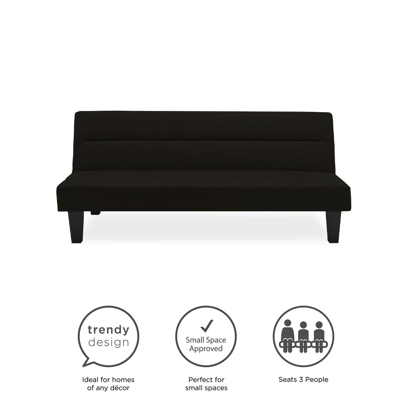 DHP Kebo Futon, Black - Black