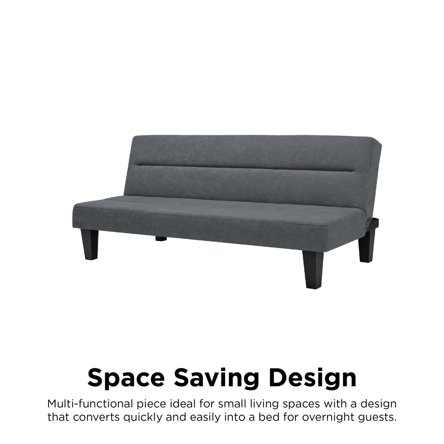 DHP Kebo Futon, Charcoal - Dark Gray