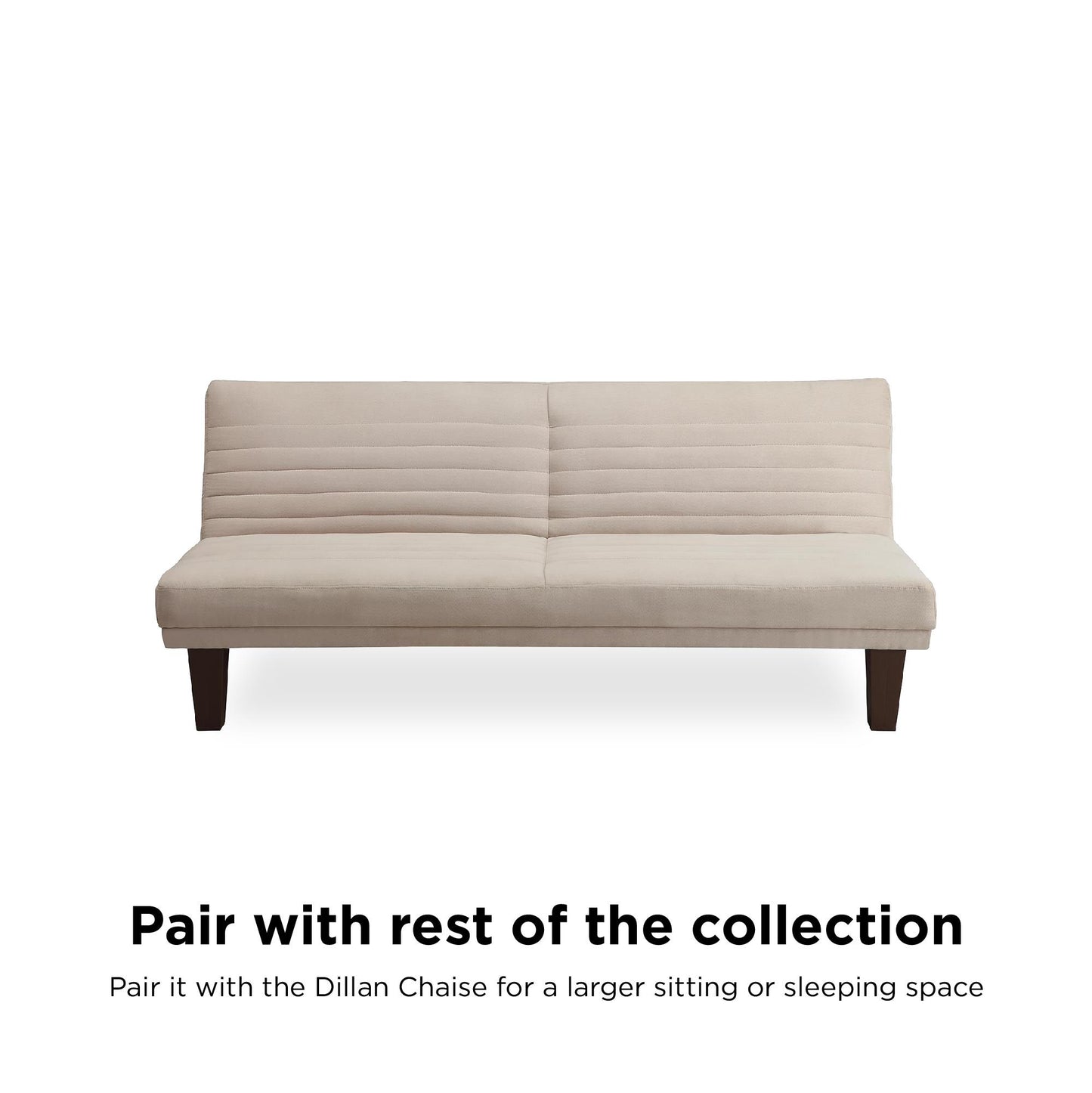 Donna Convertible Futon - Tan