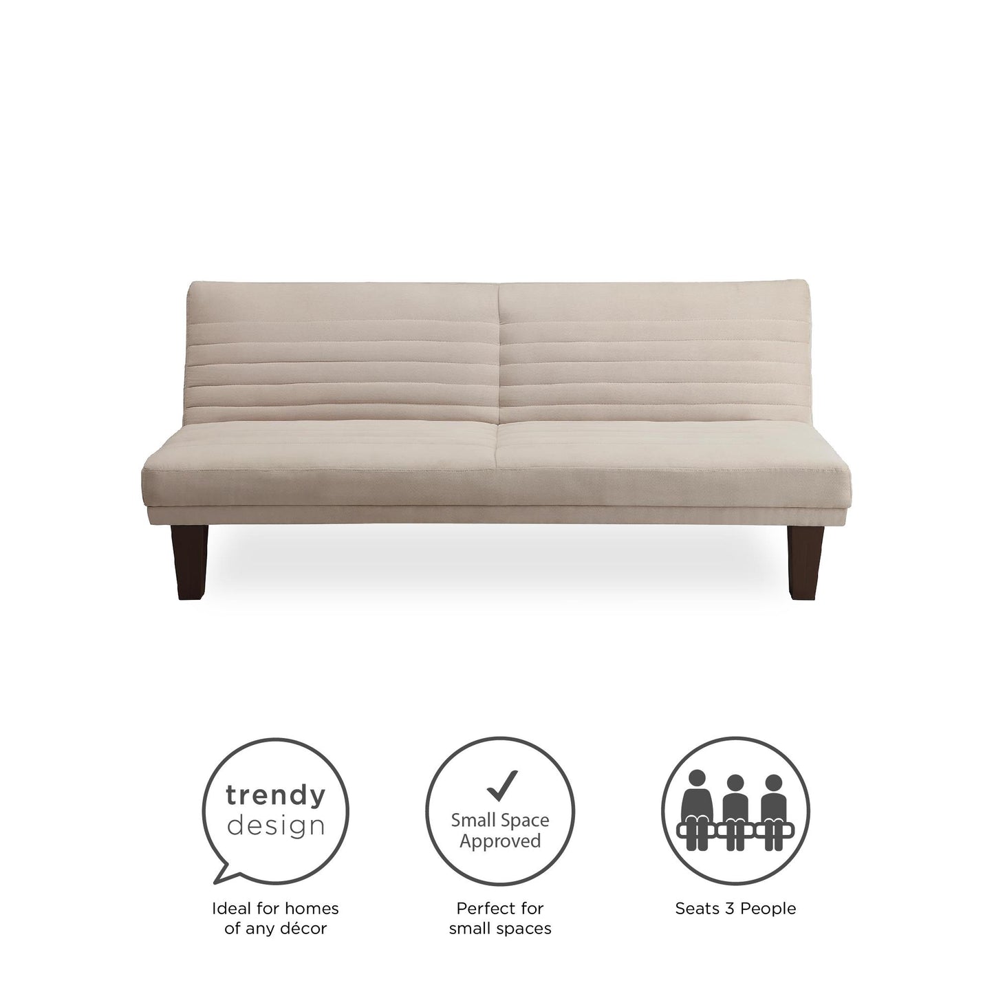 Donna Convertible Futon - Tan