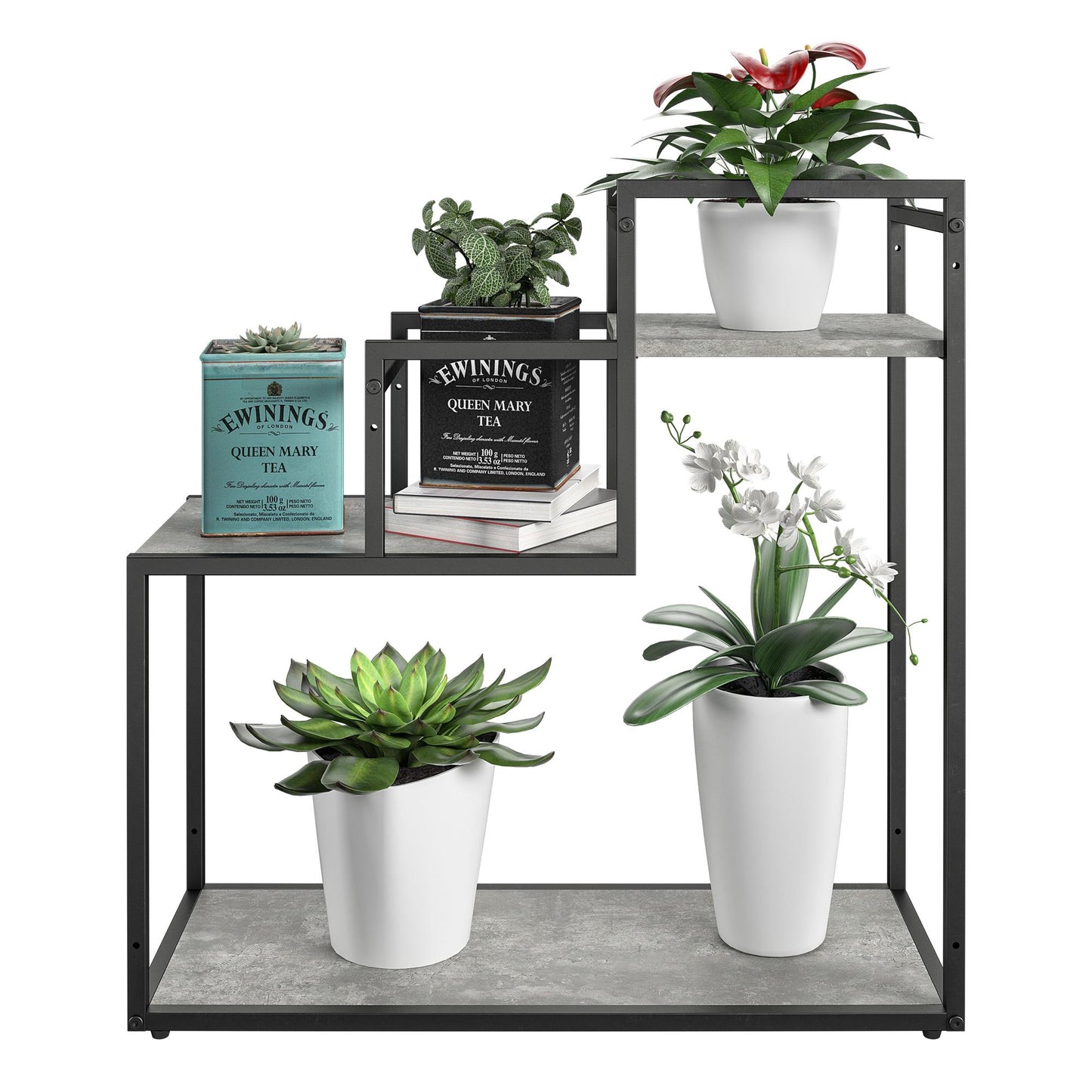 Weston Plant Stand - Light Concrete