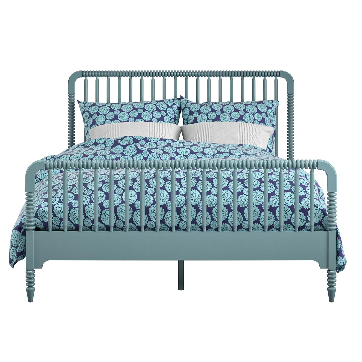 Rowan Valley Linden Kids’ Full Size Bed with Wood Spindles - Teal - Full