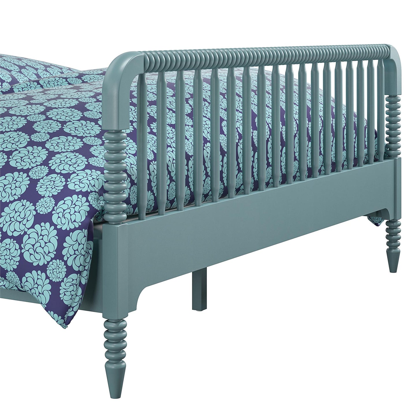 Rowan Valley Linden Kids’ Full Size Bed with Wood Spindles - Teal - Full