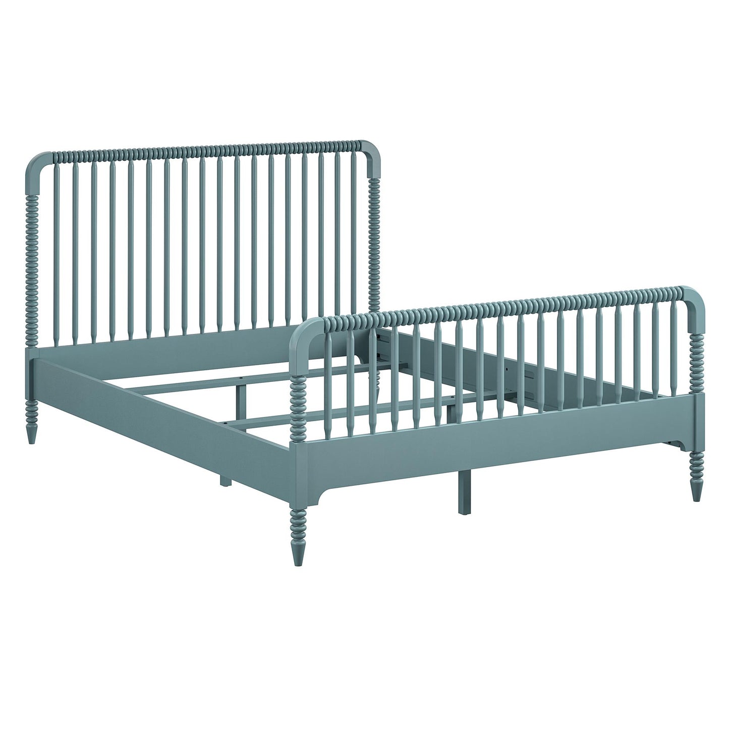 Rowan Valley Linden Kids’ Full Size Bed with Wood Spindles - Teal - Full