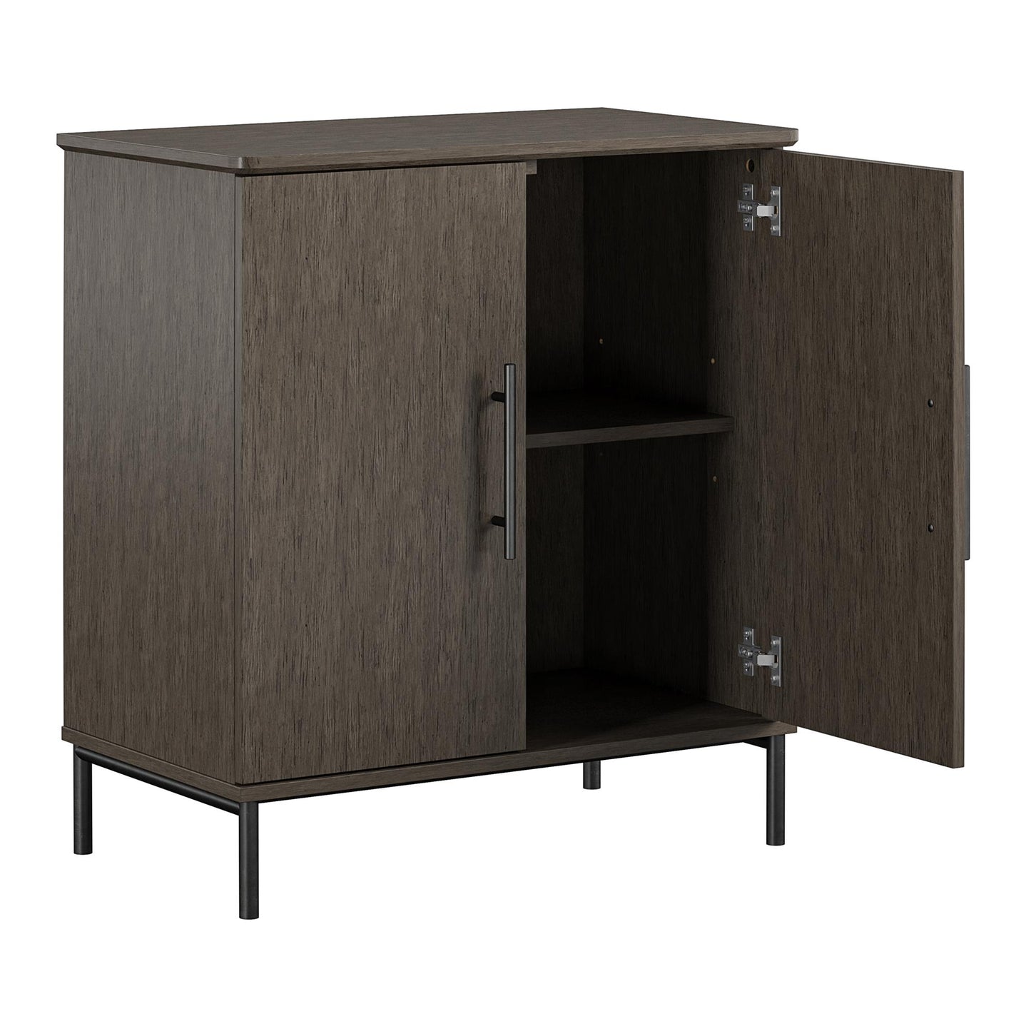 Vivinne Storage Cabinet - Gray (Wood Grain)