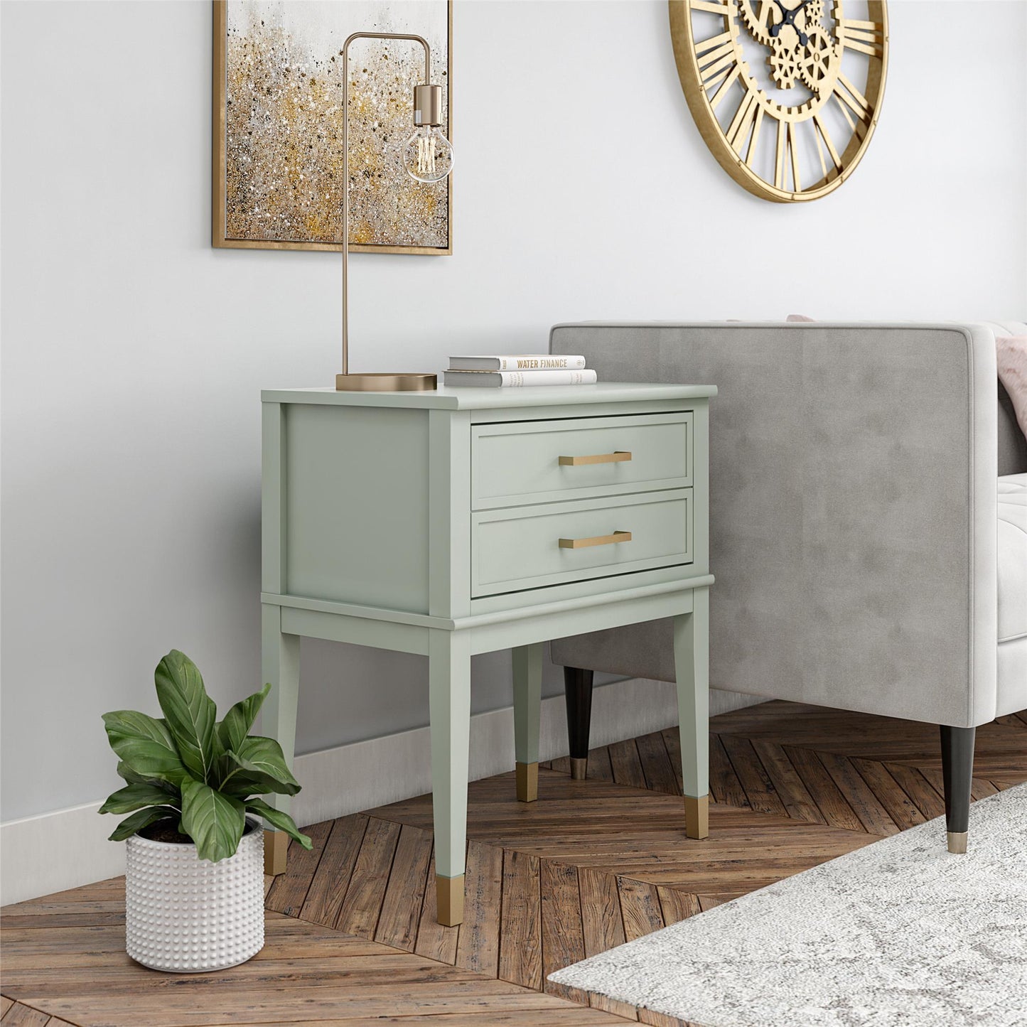 Westerleigh End Table, Pale Green - Pale Green