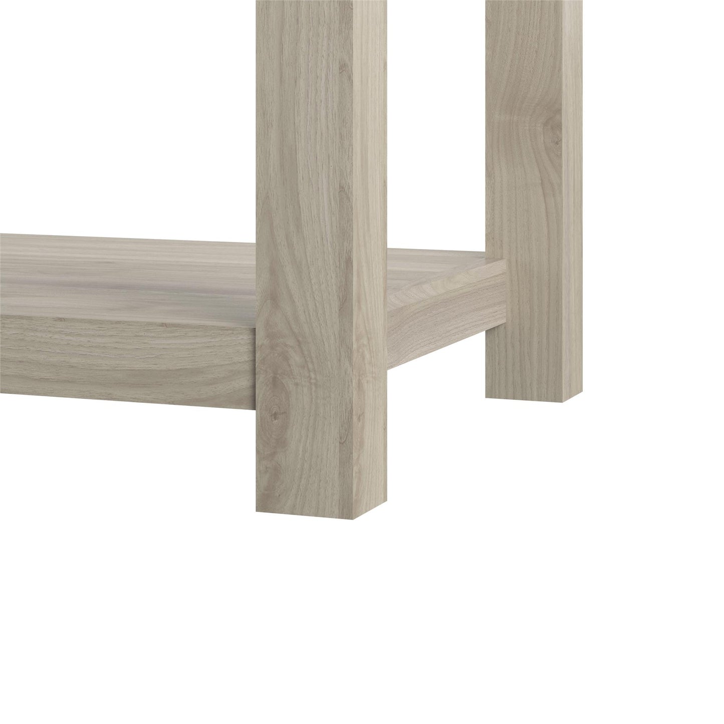 Sierra Ridge Levi Kids’ 1 Drawer Nightstand and Lower Shelf - Light Walnut