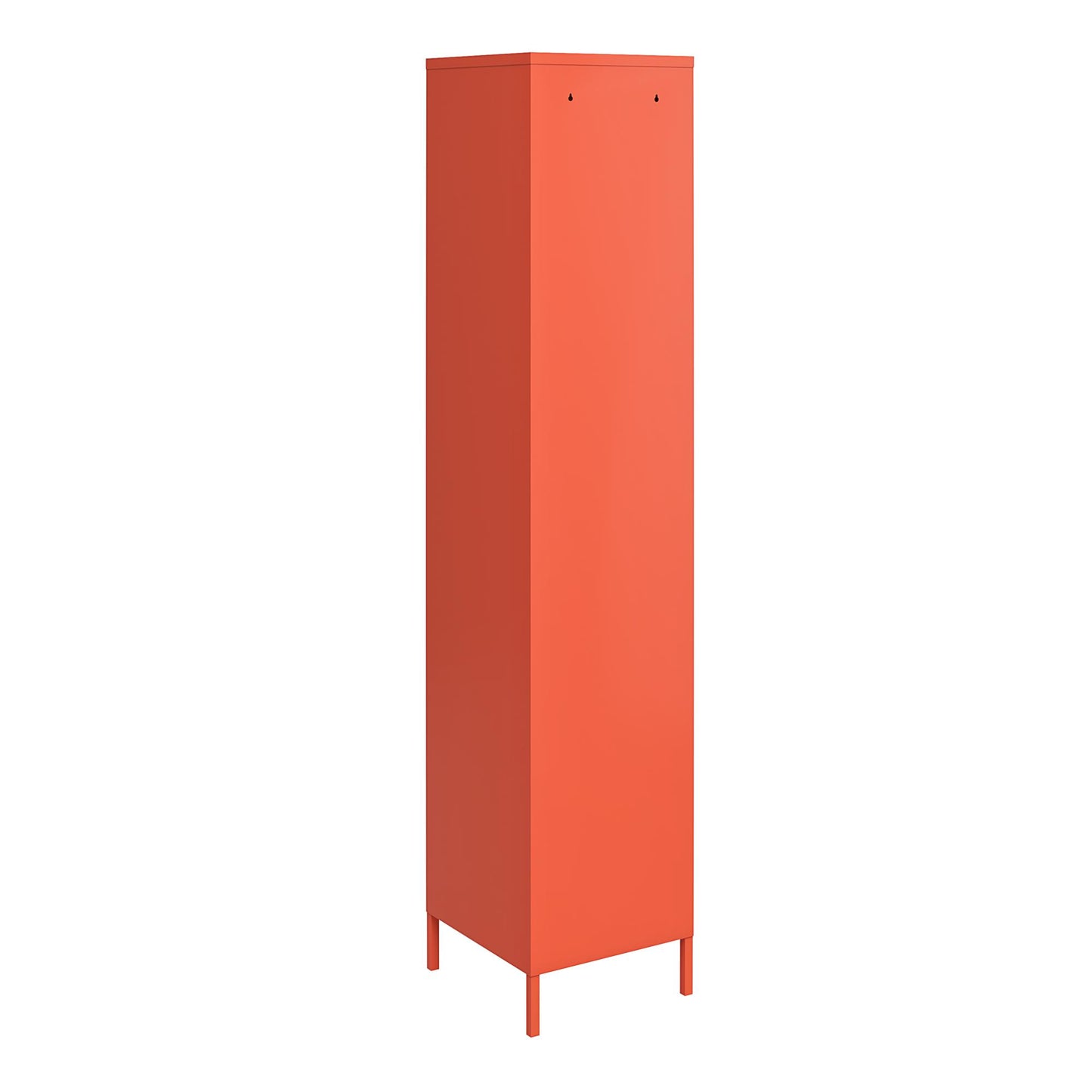Cache Cache 1 Door Tall Single Metal Locker Style Storage Cabinet, Orange - Orange