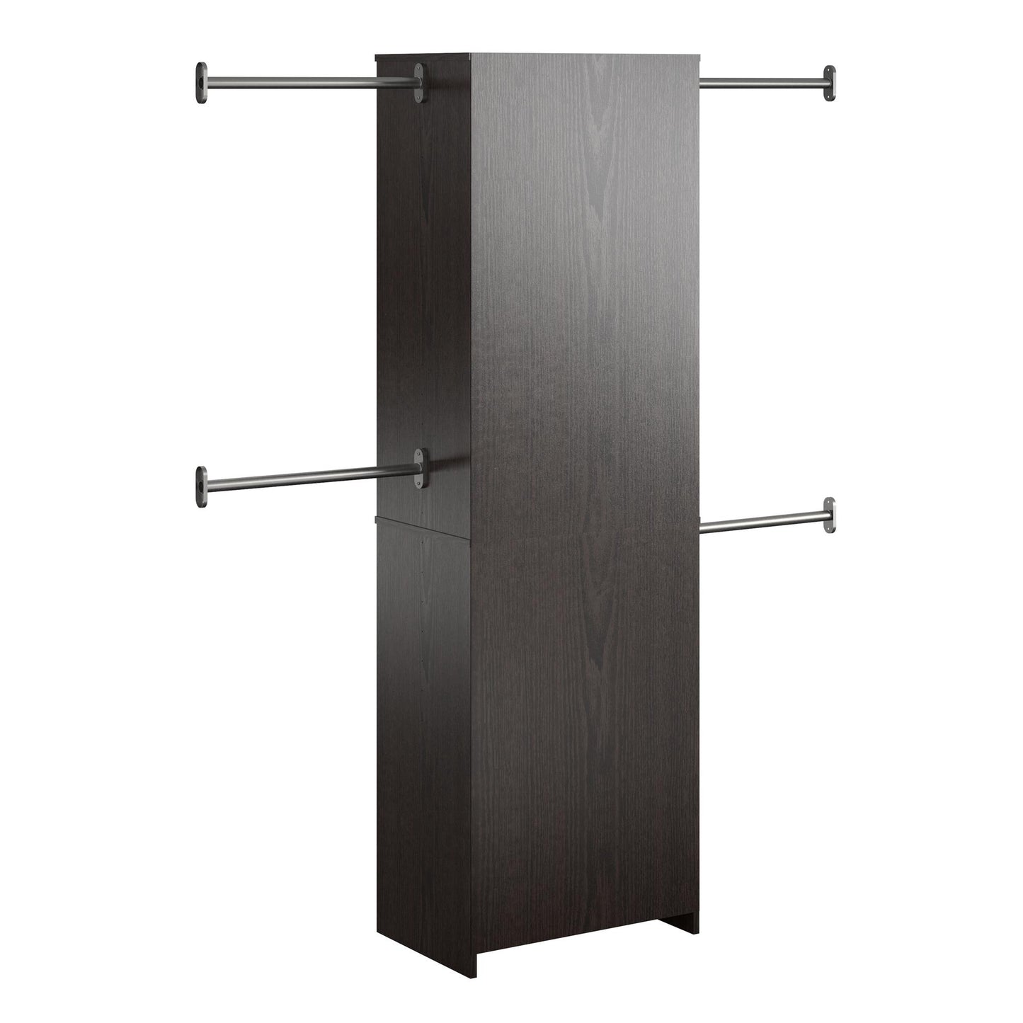 Systembuild Evolution Closet Storage System, Espresso - Espresso