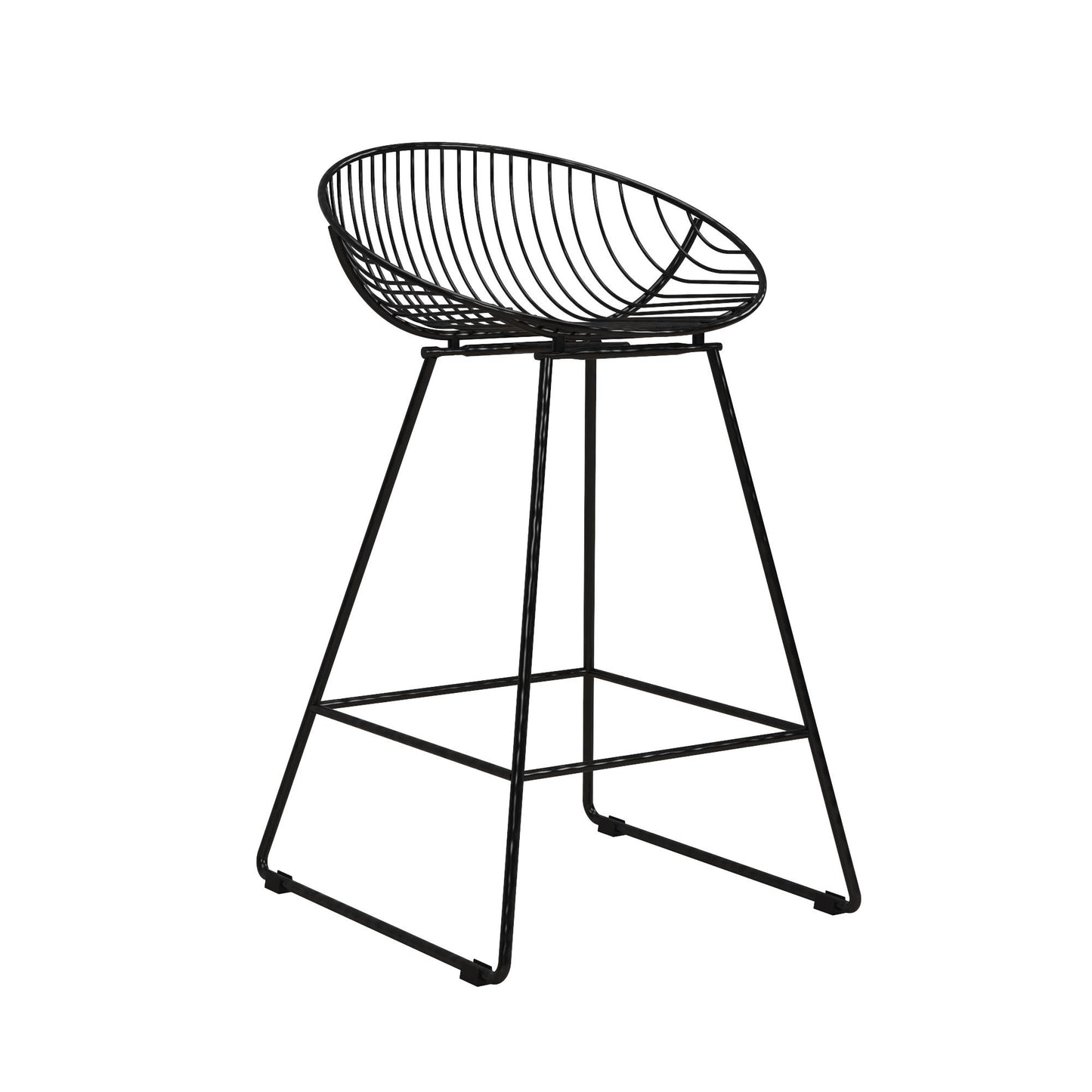 Ellis Wire Counter Stool - Black