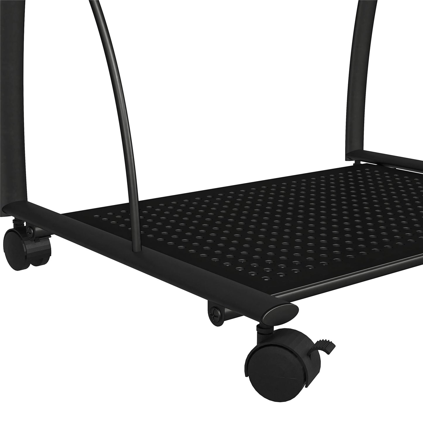 Sheldon Mobile Computer Desk - Black